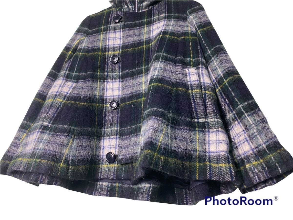 Issey Miyake × Japanese Brand 💥Last Drop💥Issey Miyake Wool Mohair Tartan Poncho Size US M / EU 48-50 / 2 - 3 Thumbnail