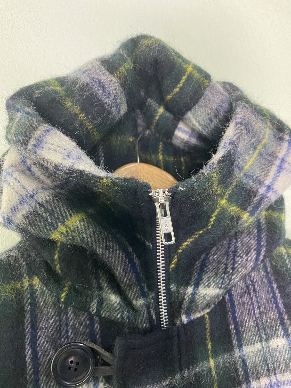 Issey Miyake × Japanese Brand 💥Last Drop💥Issey Miyake Wool Mohair Tartan Poncho Size US M / EU 48-50 / 2 - 5 Thumbnail