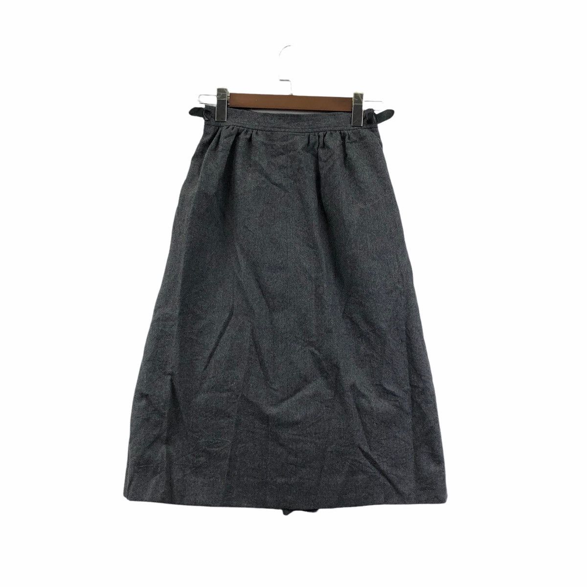 Vintage Vtg 90’ ALEXANDER Made In GREAT BRITAIN Gray Maxi Skirt Size 30" / US 8 / IT 44 - 2 Thumbnail