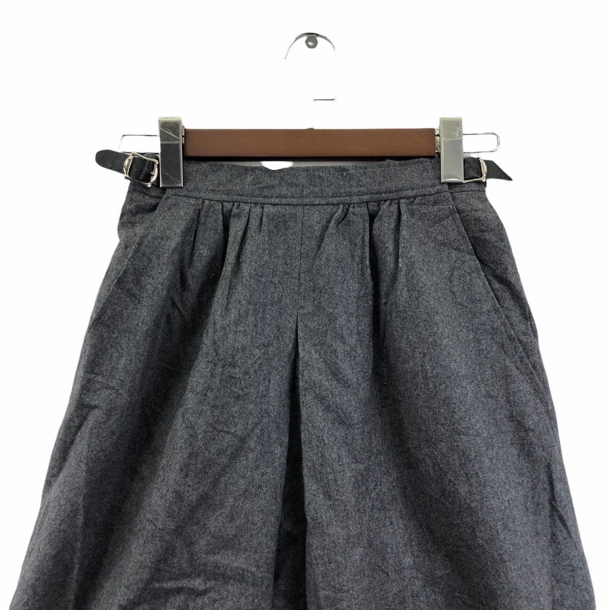 Vintage Vtg 90’ ALEXANDER Made In GREAT BRITAIN Gray Maxi Skirt Size 30" / US 8 / IT 44 - 3 Thumbnail