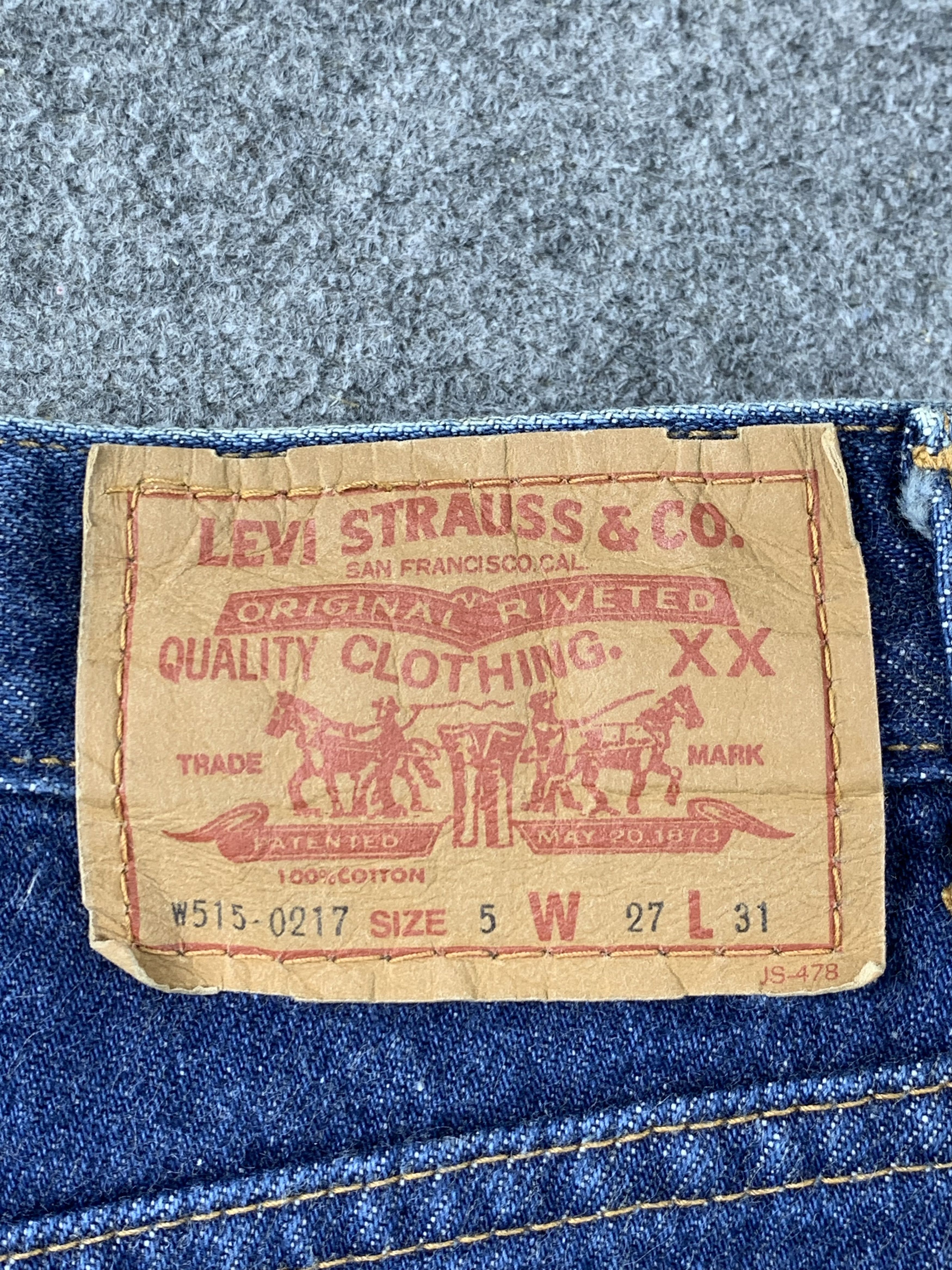 Levi's Vintage Levis 515 Jeans DP1977 Size US 26 / EU 42 - 5 Thumbnail