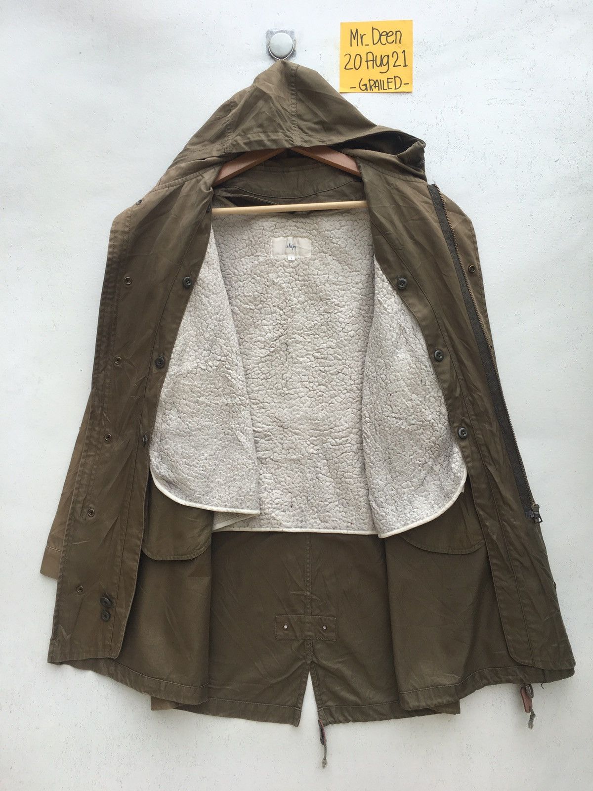 Japanese Brand Nice SHIPS Double Layer Cotton Winter Jacket with Hoodie Size US S / EU 44-46 / 1 - 11 Thumbnail