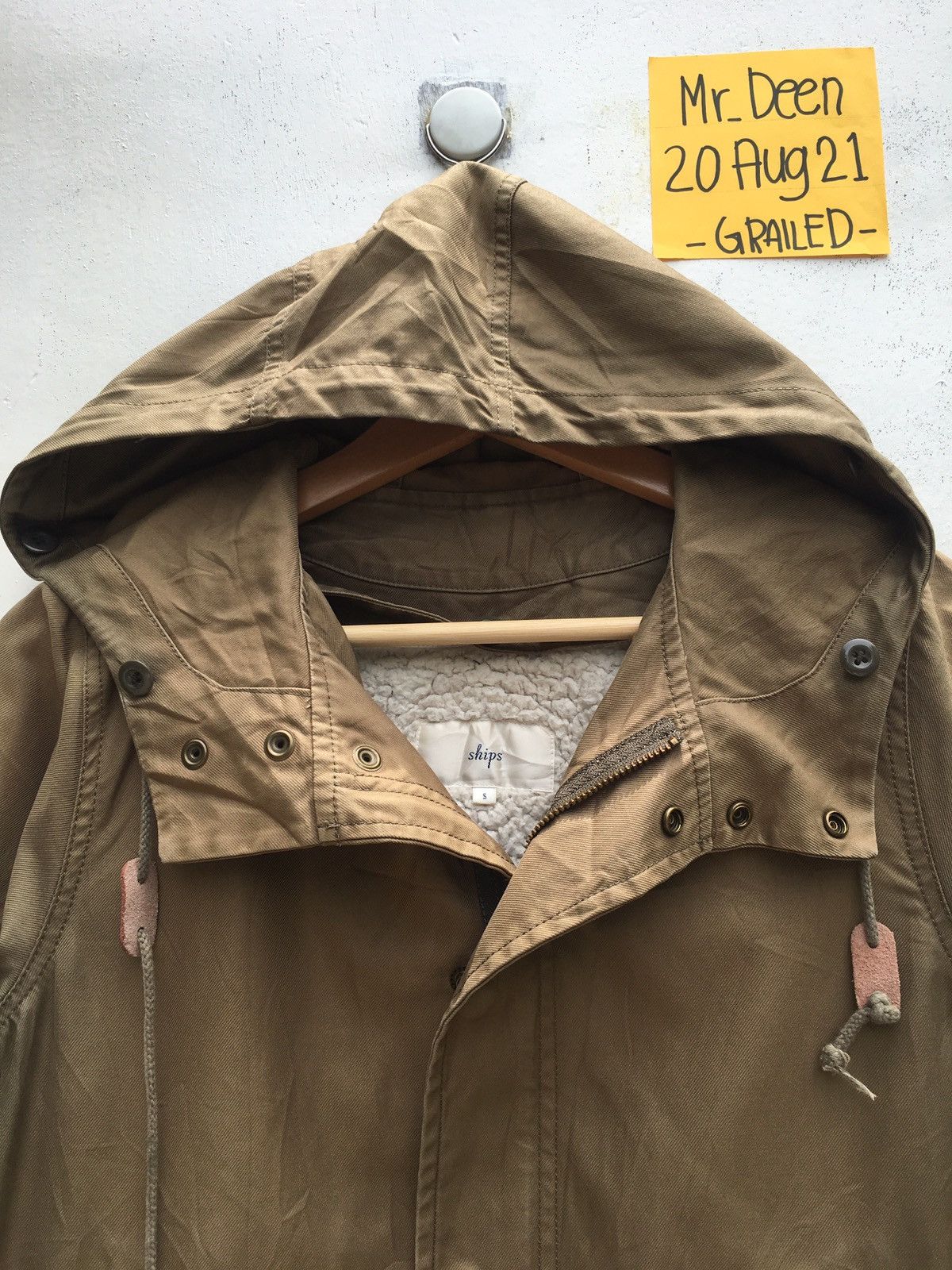 Japanese Brand Nice SHIPS Double Layer Cotton Winter Jacket with Hoodie Size US S / EU 44-46 / 1 - 8 Thumbnail