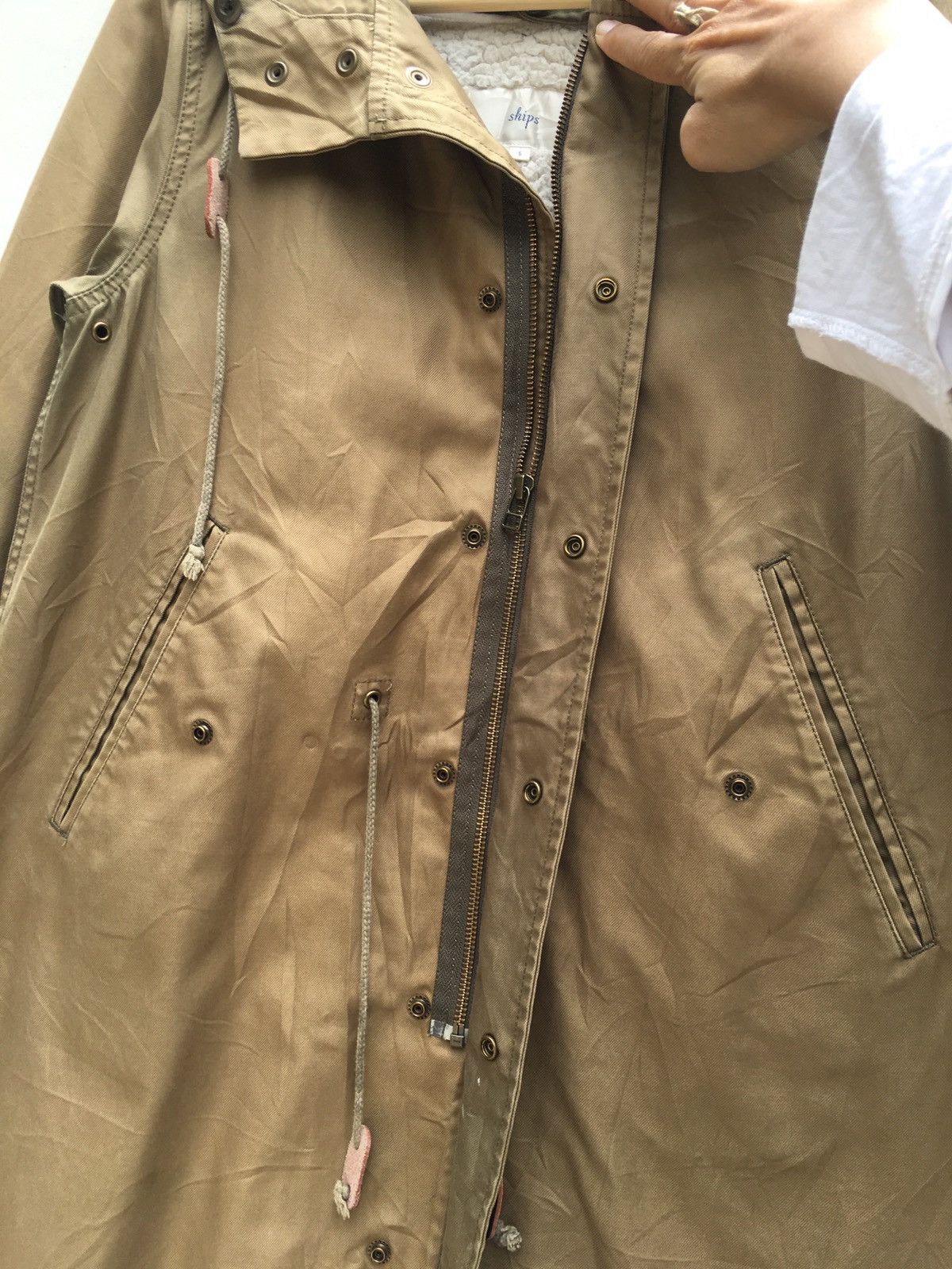 Japanese Brand Nice SHIPS Double Layer Cotton Winter Jacket with Hoodie Size US S / EU 44-46 / 1 - 10 Thumbnail