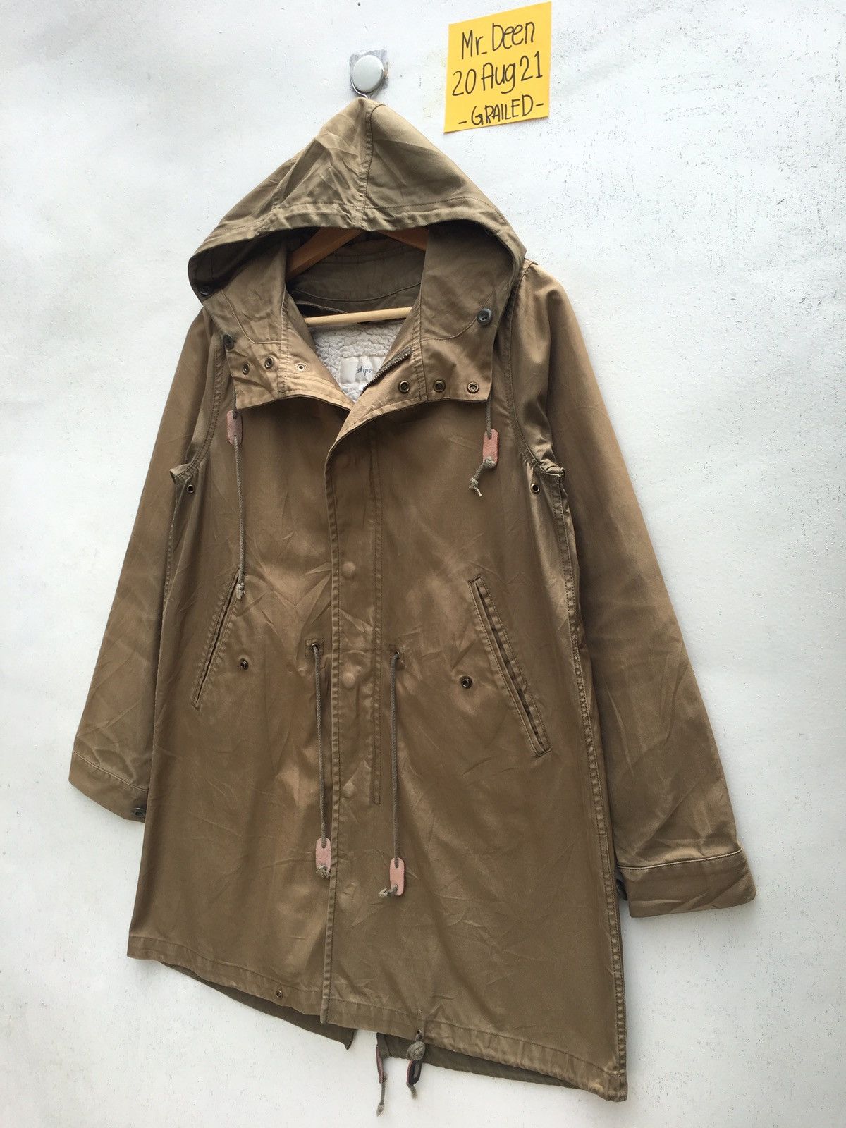Japanese Brand Nice SHIPS Double Layer Cotton Winter Jacket with Hoodie Size US S / EU 44-46 / 1 - 3 Thumbnail