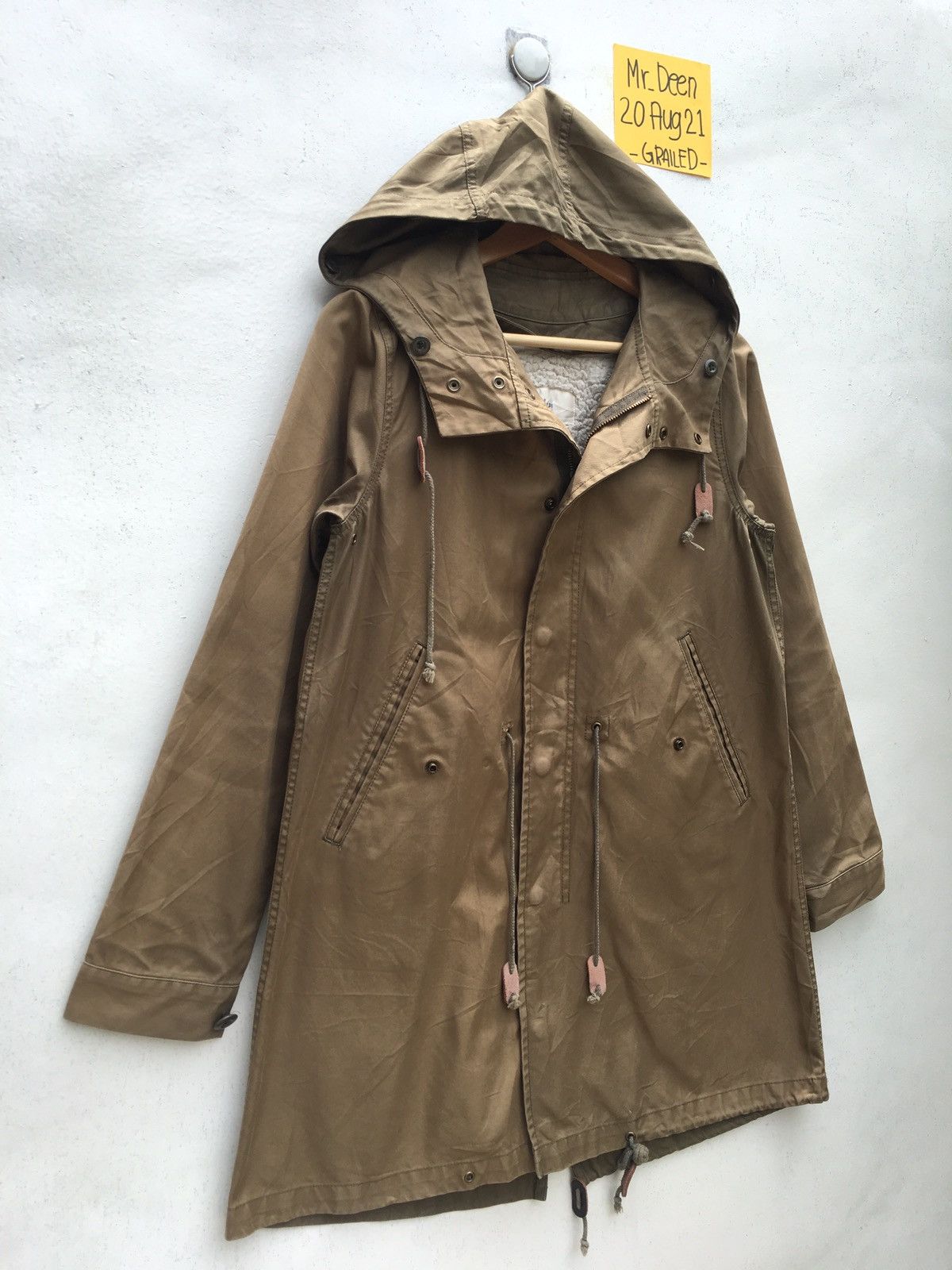 Japanese Brand Nice SHIPS Double Layer Cotton Winter Jacket with Hoodie Size US S / EU 44-46 / 1 - 2 Thumbnail