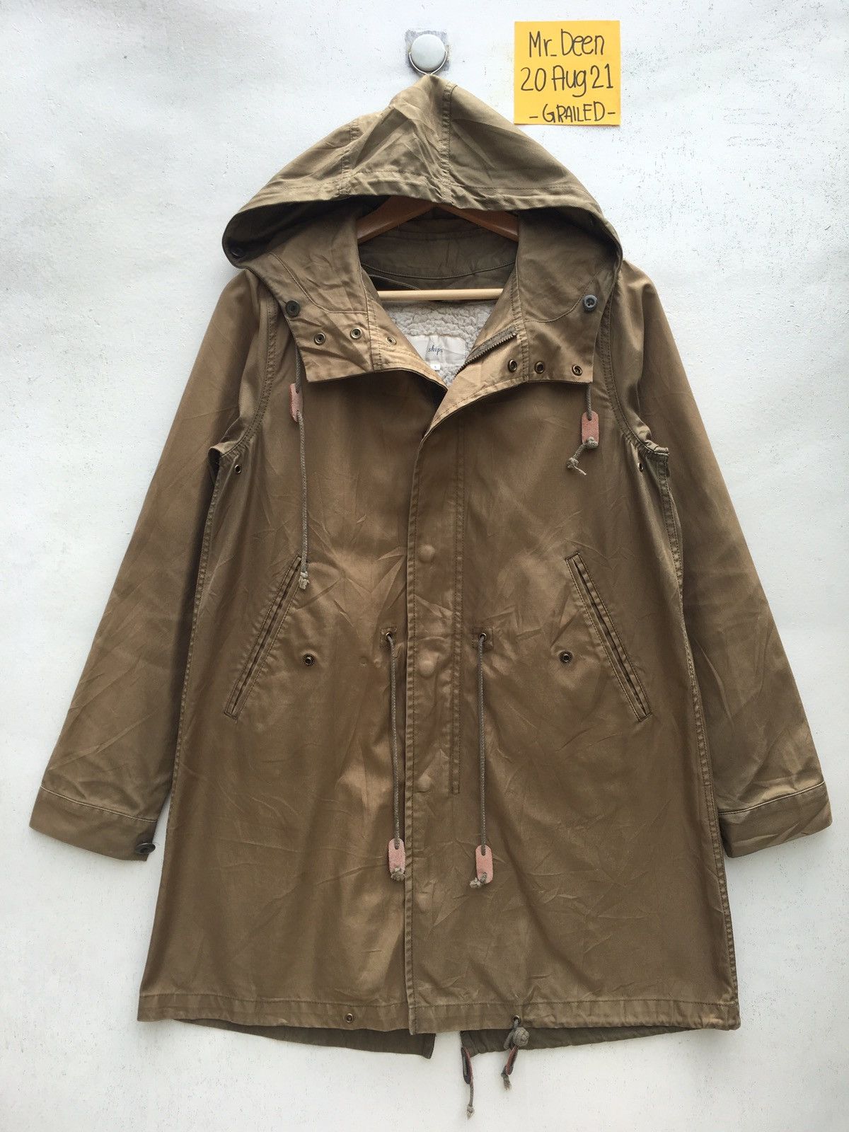 Japanese Brand Nice SHIPS Double Layer Cotton Winter Jacket with Hoodie Size US S / EU 44-46 / 1 - 1 Thumbnail