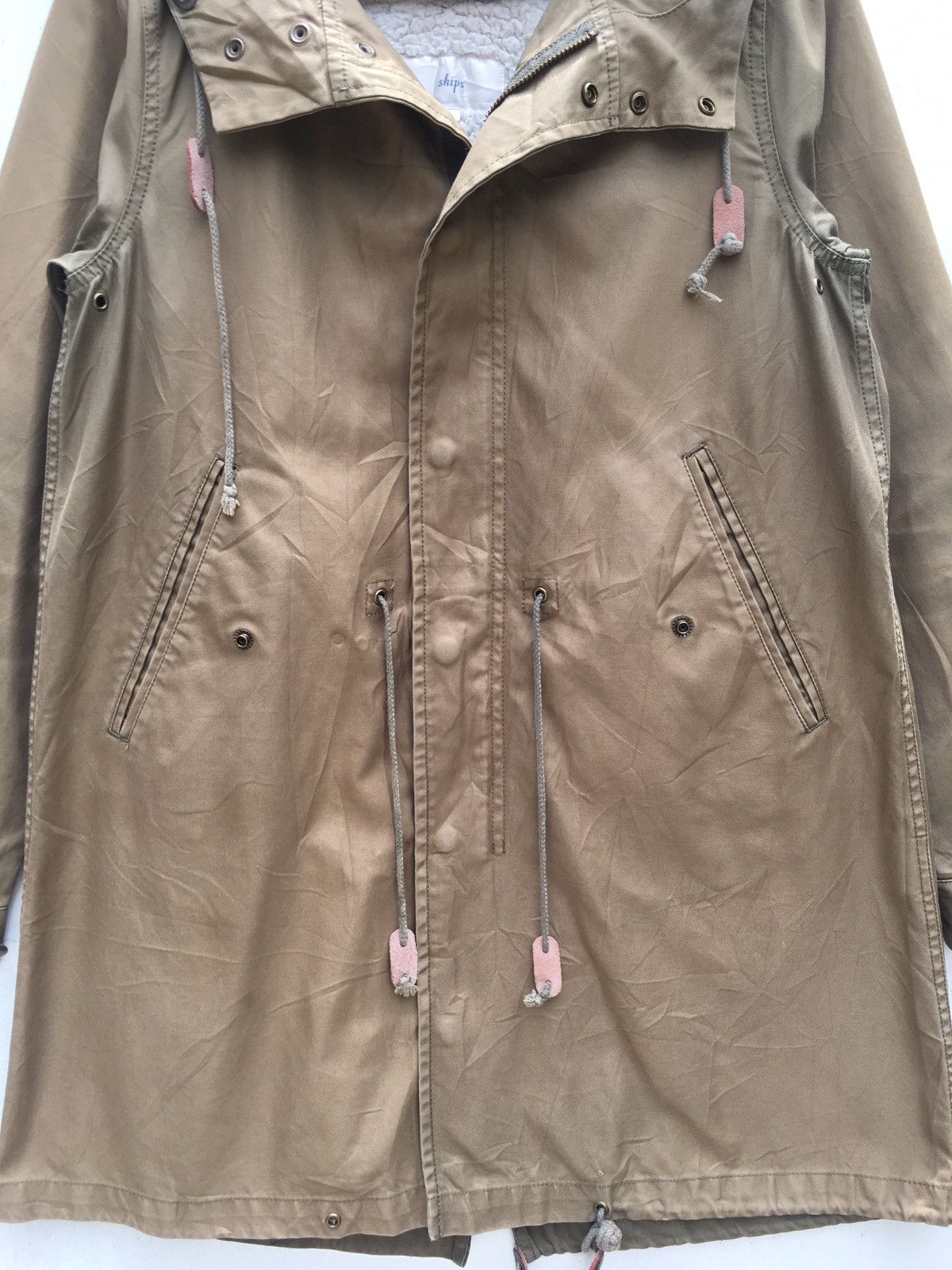 Japanese Brand Nice SHIPS Double Layer Cotton Winter Jacket with Hoodie Size US S / EU 44-46 / 1 - 7 Thumbnail