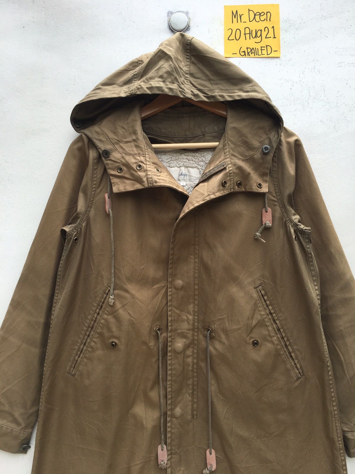 Japanese Brand Nice SHIPS Double Layer Cotton Winter Jacket with Hoodie Size US S / EU 44-46 / 1 - 4 Thumbnail