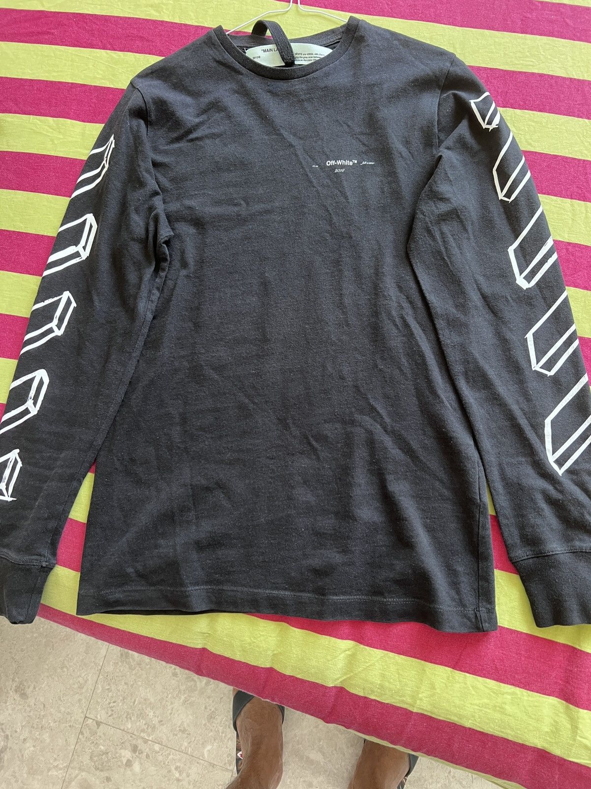 Off-White Off white long sleeve T-shirt Size US XS / EU 42 / 0 - 3 Thumbnail