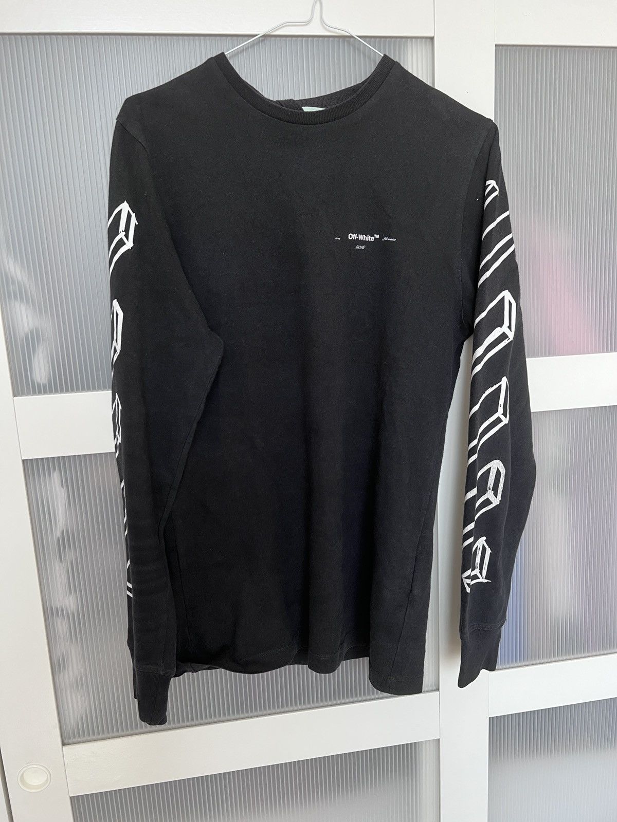 Off-White Off white long sleeve T-shirt Size US XS / EU 42 / 0 - 1 Thumbnail