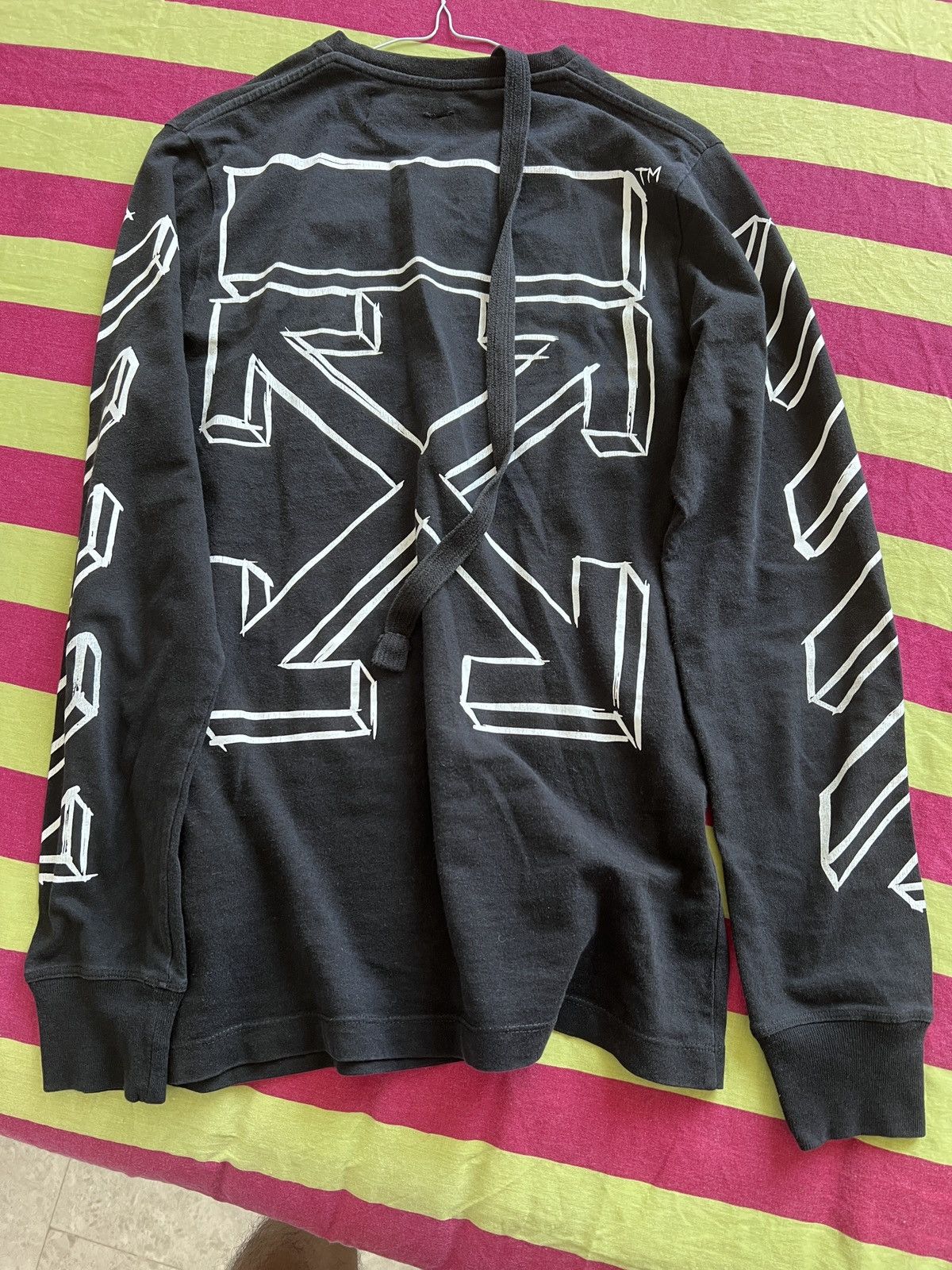 Off-White Off white long sleeve T-shirt Size US XS / EU 42 / 0 - 5 Thumbnail