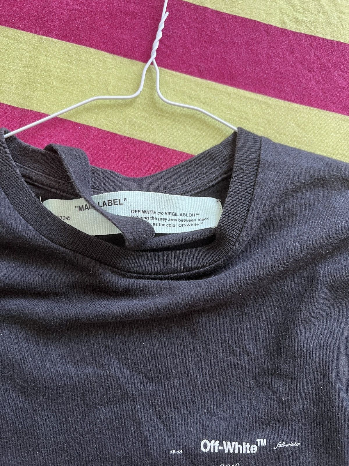 Off-White Off white long sleeve T-shirt Size US XS / EU 42 / 0 - 4 Thumbnail
