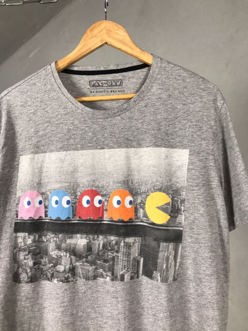 Other PAC-MAN game streetwear gray tee Size US XL / EU 56 / 4 - 2 Thumbnail