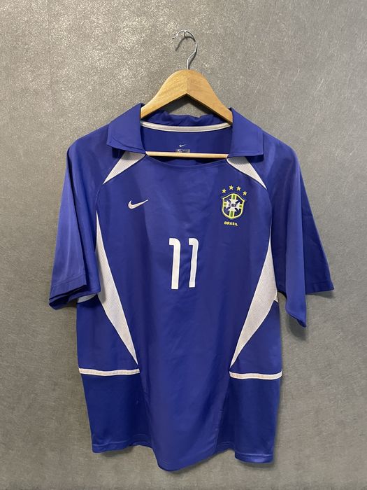 Nike Original Brazil away shirt from 2002, Ronaldinho print | Grailed