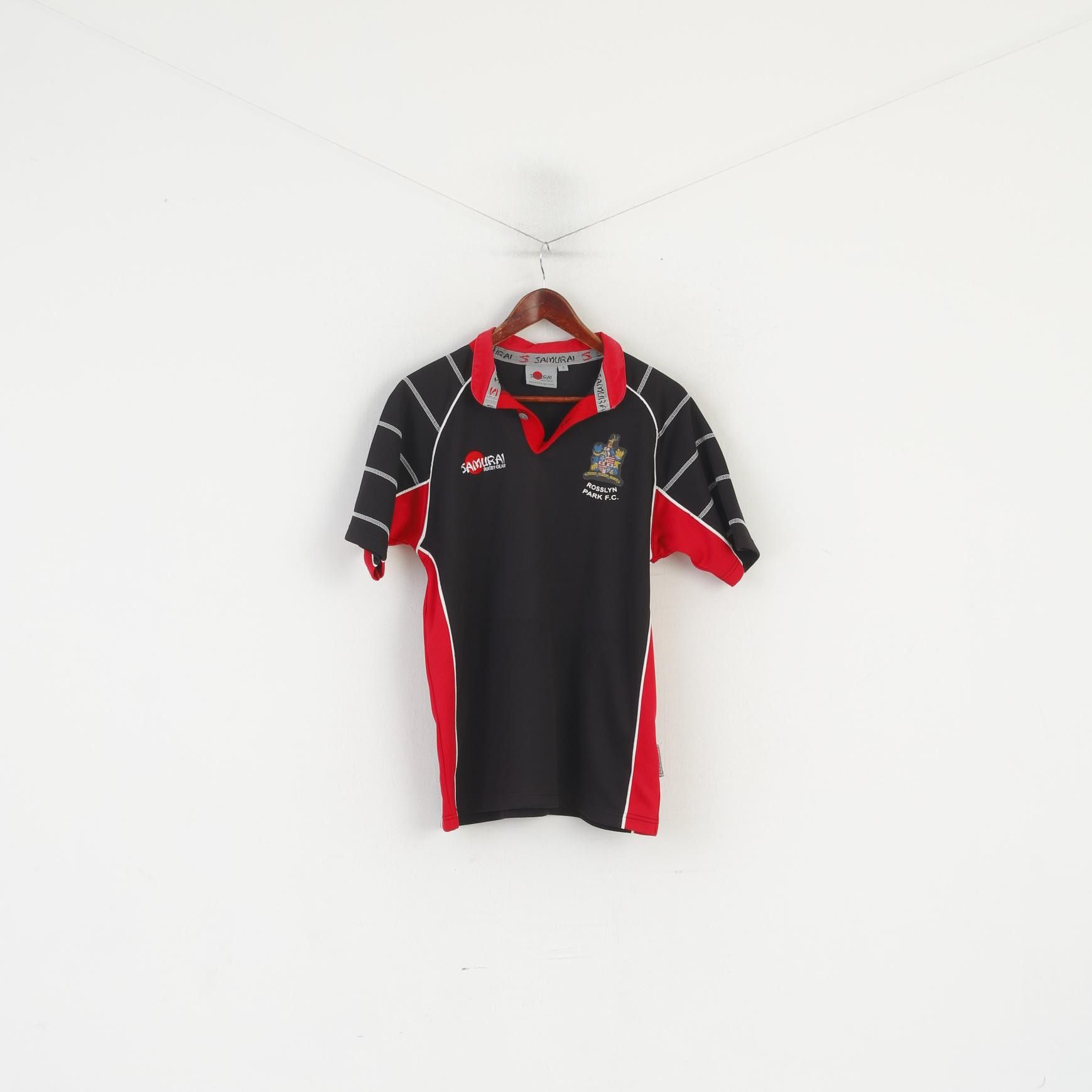 Vintage Samurai Men S Shirt Black Rugby Rosslyn Park FC Top 2959 Size US S / EU 44-46 / 1 - 1 Thumbnail