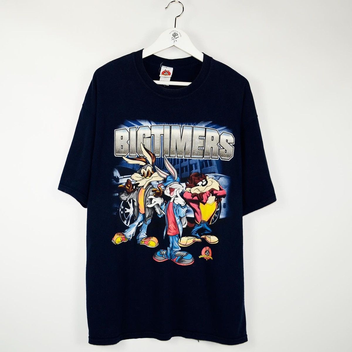 Vintage Vintage 90s Warner Bros Looney Tunes Big Timers cartoon tee Size US XL / EU 56 / 4 - 1 Thumbnail