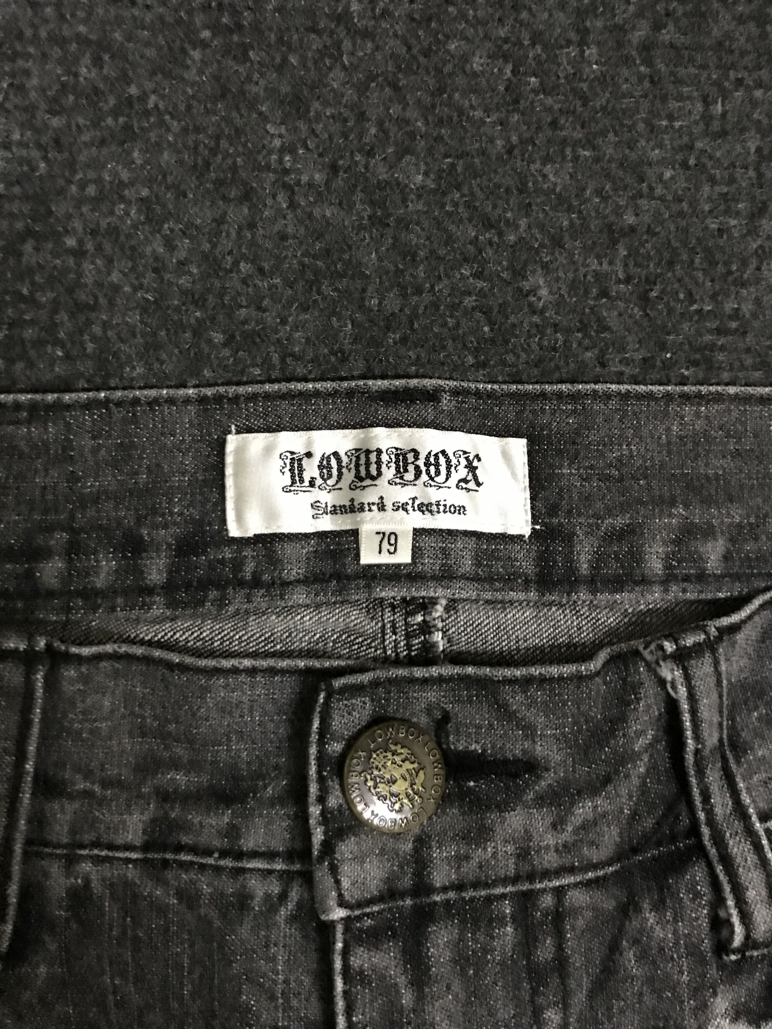 Japanese Brand D127 LOWBOX Japan Artisanal Fades Distressed Jeans Size US 31 - 5 Thumbnail