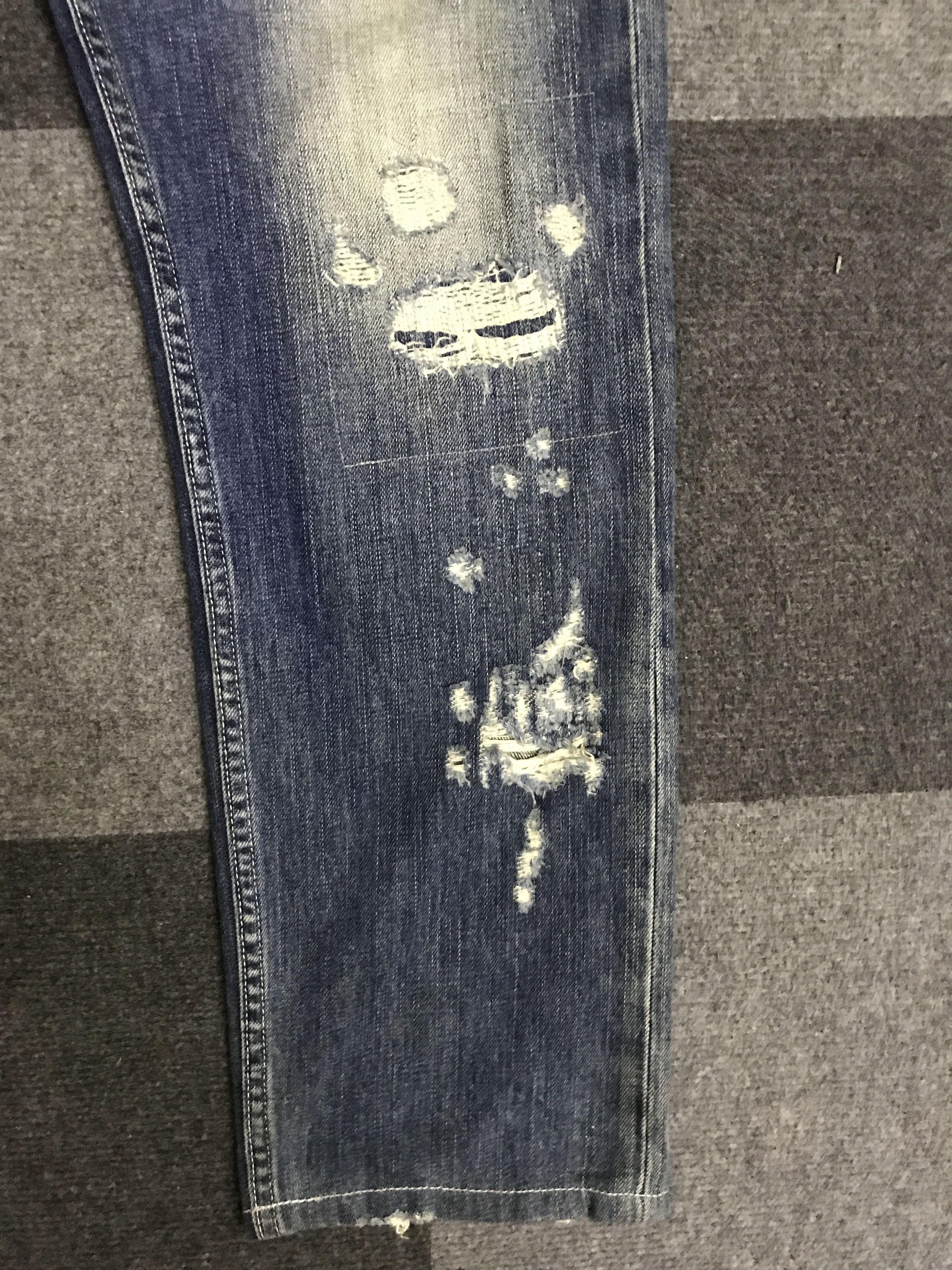 Japanese Brand D128 AND SUNS Japan Shot Distressed Jeans Size US 36 / EU 52 - 7 Thumbnail