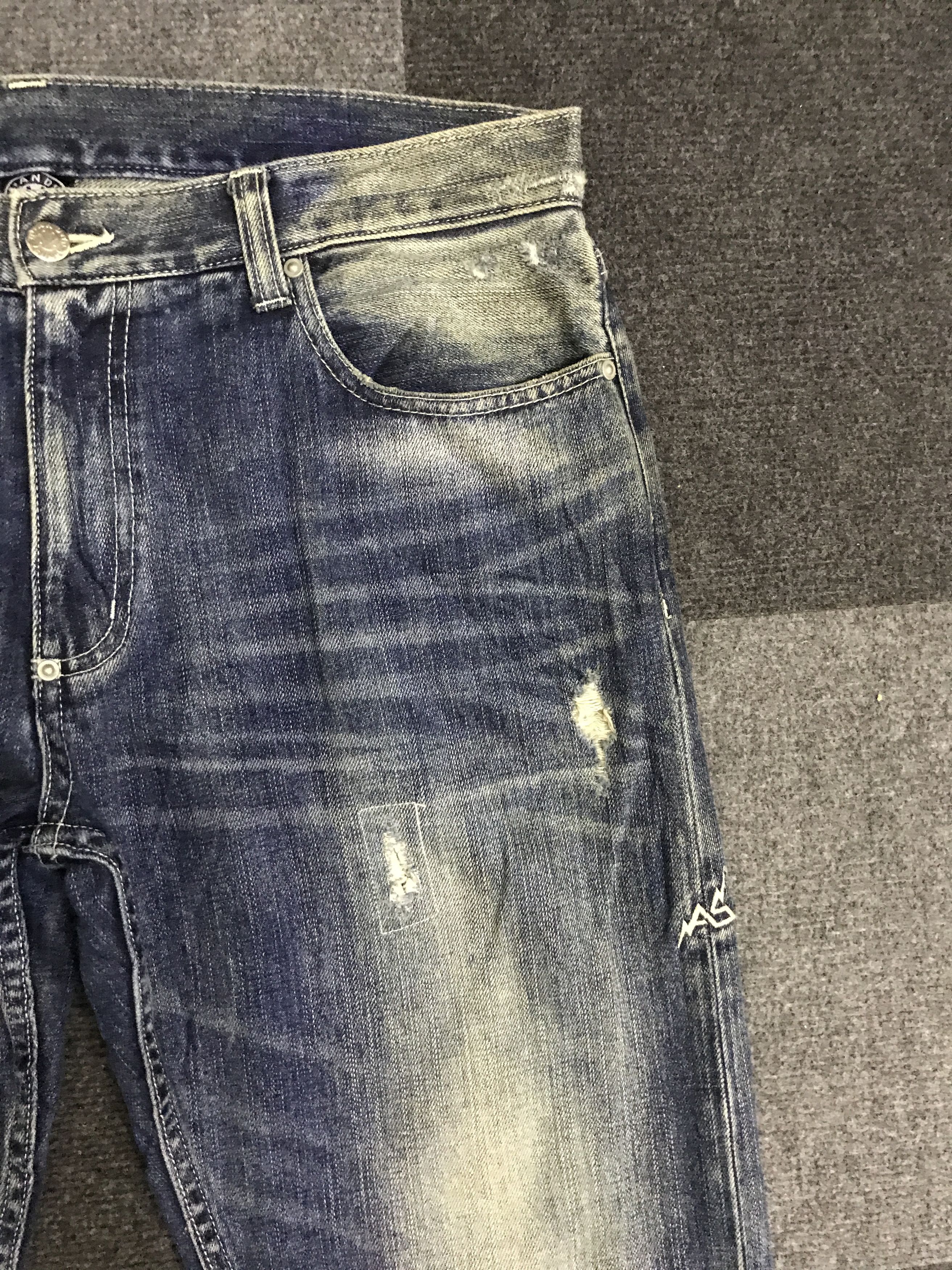 Japanese Brand D128 AND SUNS Japan Shot Distressed Jeans Size US 36 / EU 52 - 10 Thumbnail