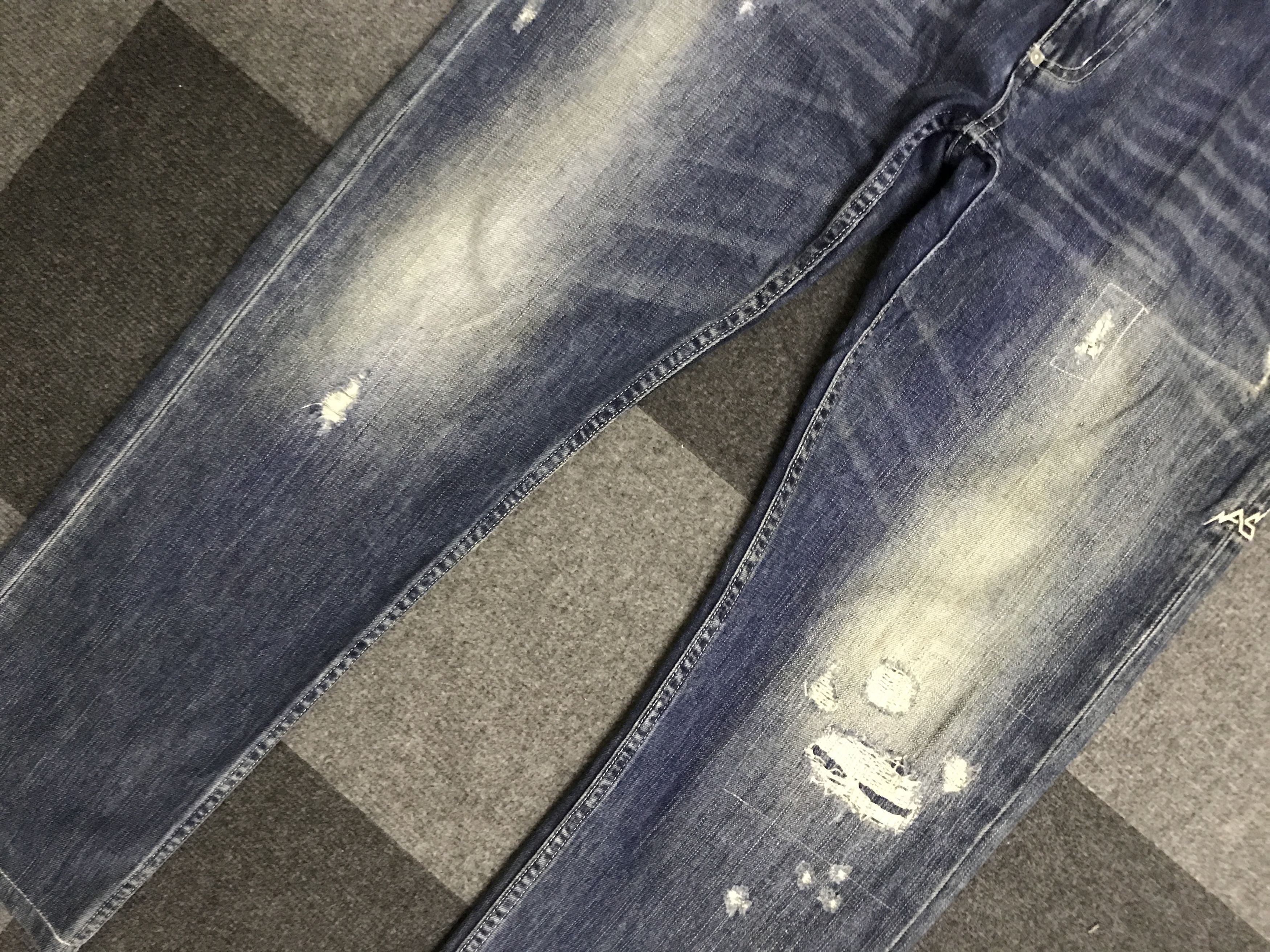 Japanese Brand D128 AND SUNS Japan Shot Distressed Jeans Size US 36 / EU 52 - 5 Thumbnail