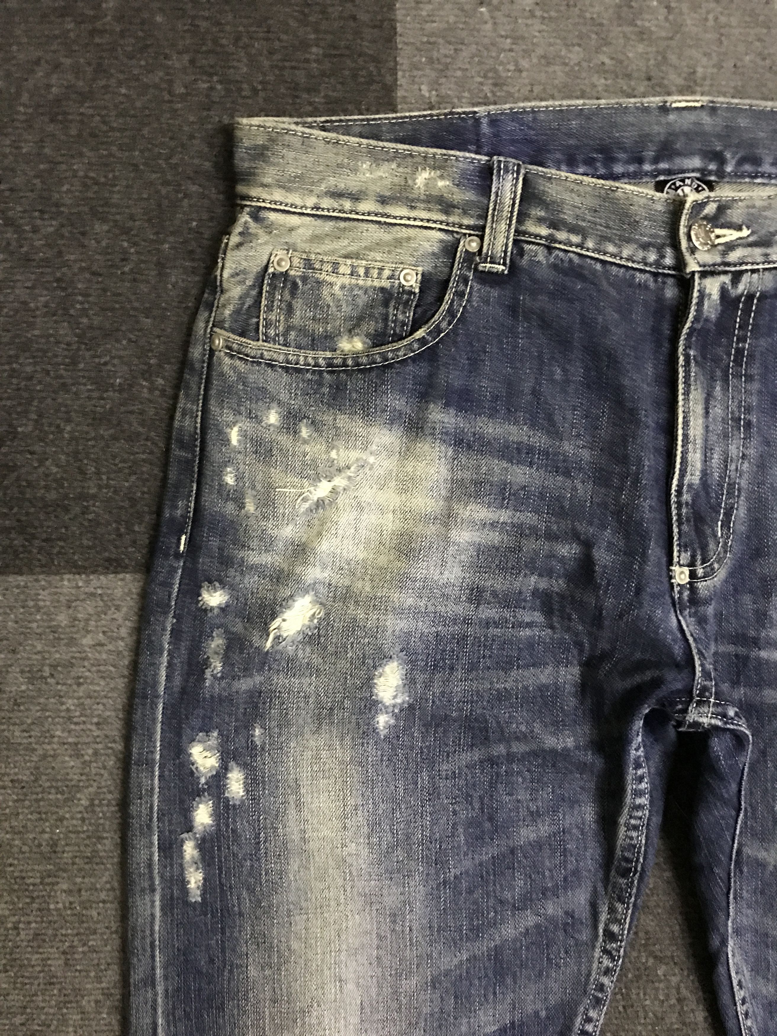 Japanese Brand D128 AND SUNS Japan Shot Distressed Jeans Size US 36 / EU 52 - 9 Thumbnail