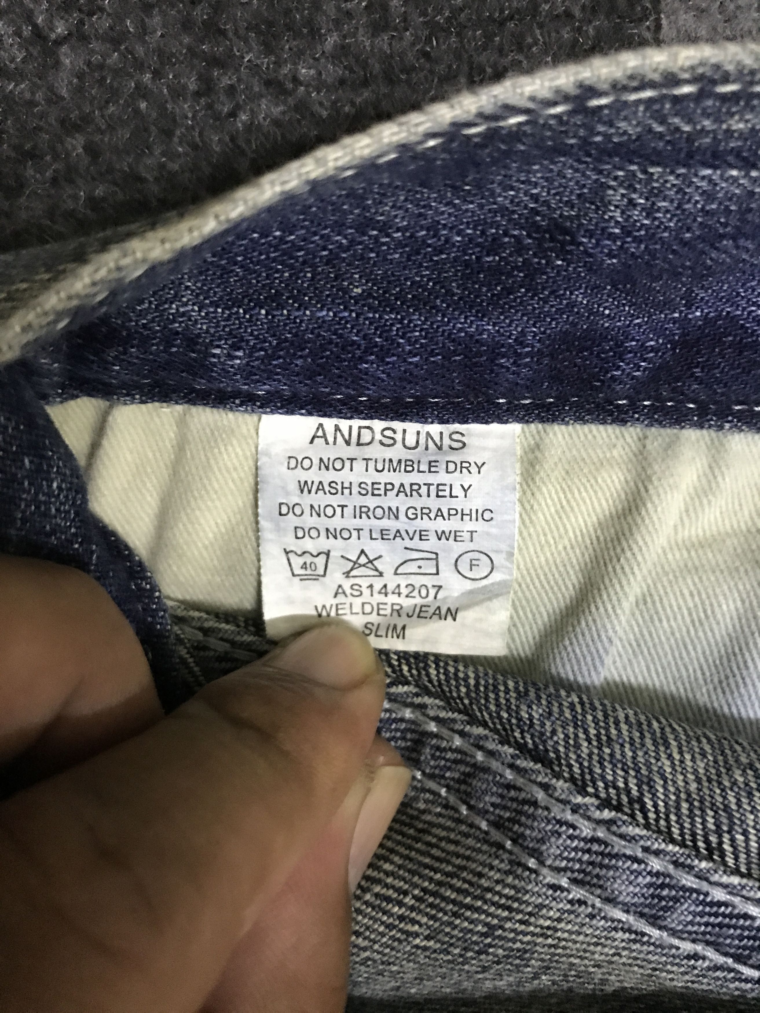 Japanese Brand D128 AND SUNS Japan Shot Distressed Jeans Size US 36 / EU 52 - 22 Thumbnail