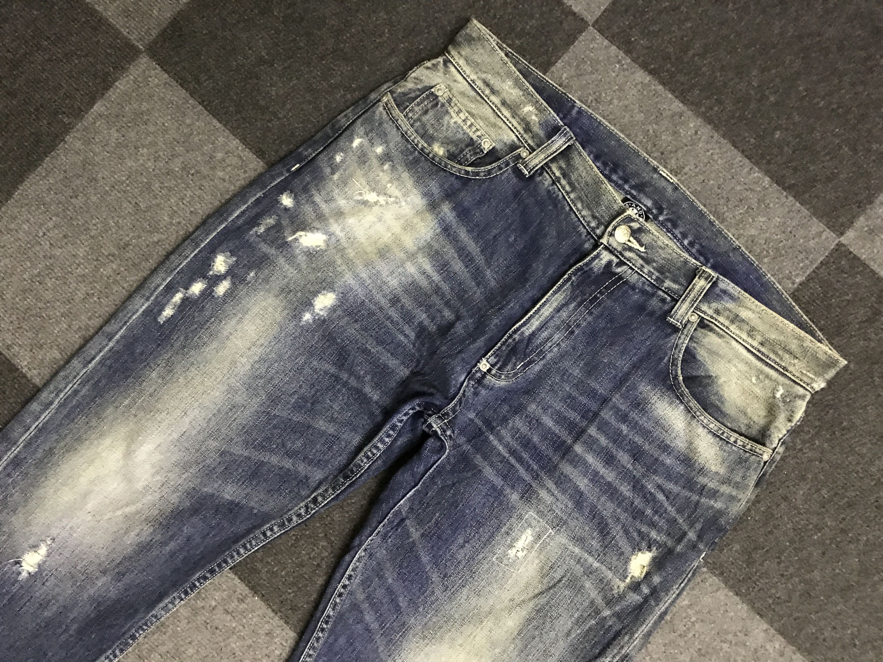 Japanese Brand D128 AND SUNS Japan Shot Distressed Jeans Size US 36 / EU 52 - 4 Thumbnail