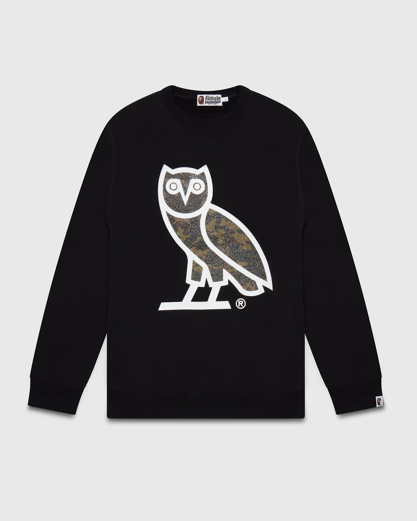 Bape × October's Very Own OVO® X BAPE® WOODLAND CAMO OG OWL CREWNECK Size US XXL / EU 58 / 5 - 5 Thumbnail