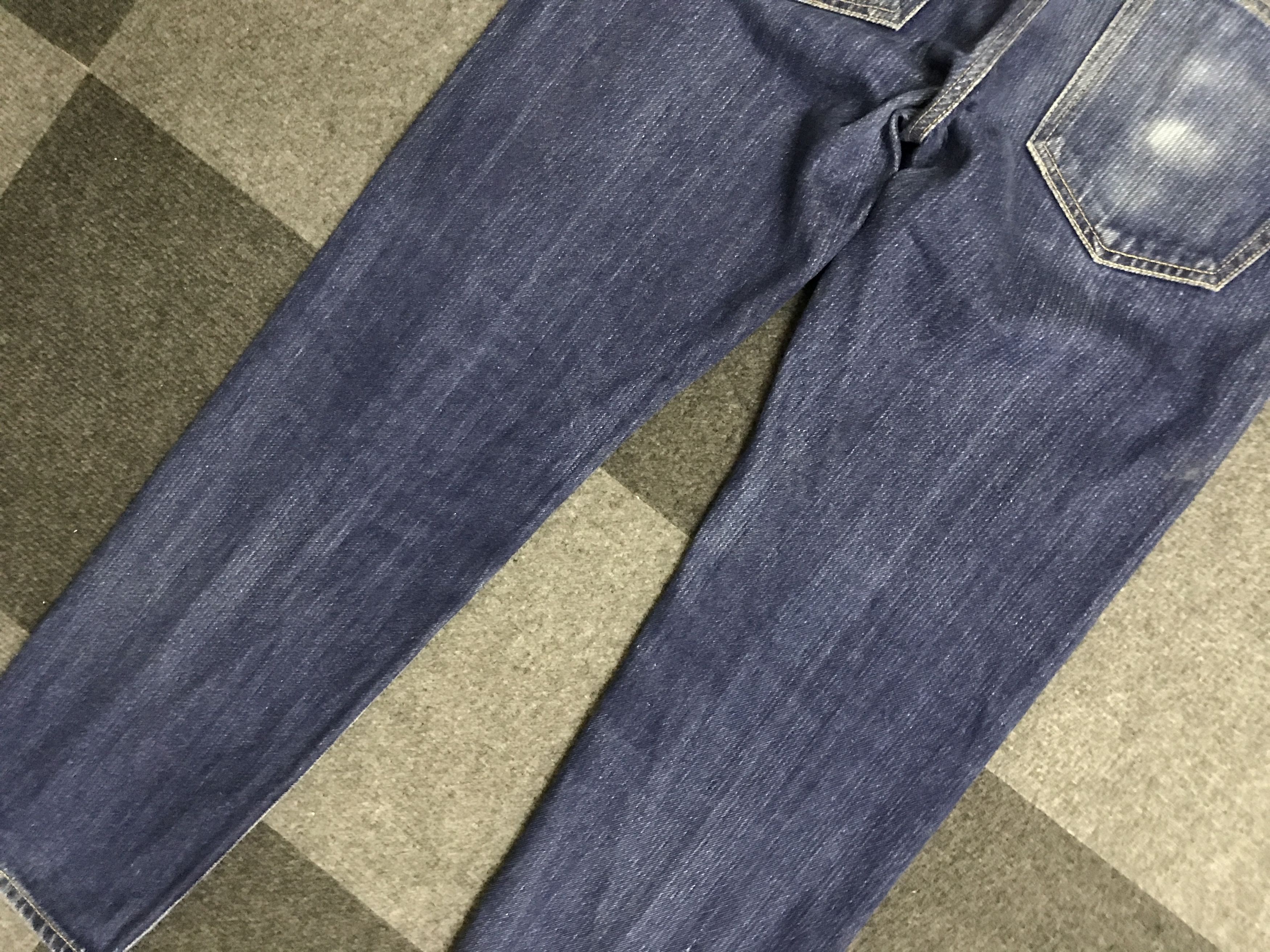 Designer × Japanese Brand D131 ZUBON TOKYO Rare Fabric Design Tapered Jeans Size US 32 / EU 48 - 10 Thumbnail