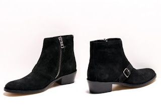 Acne Suede Rickenbacker cuban heel boots 2010