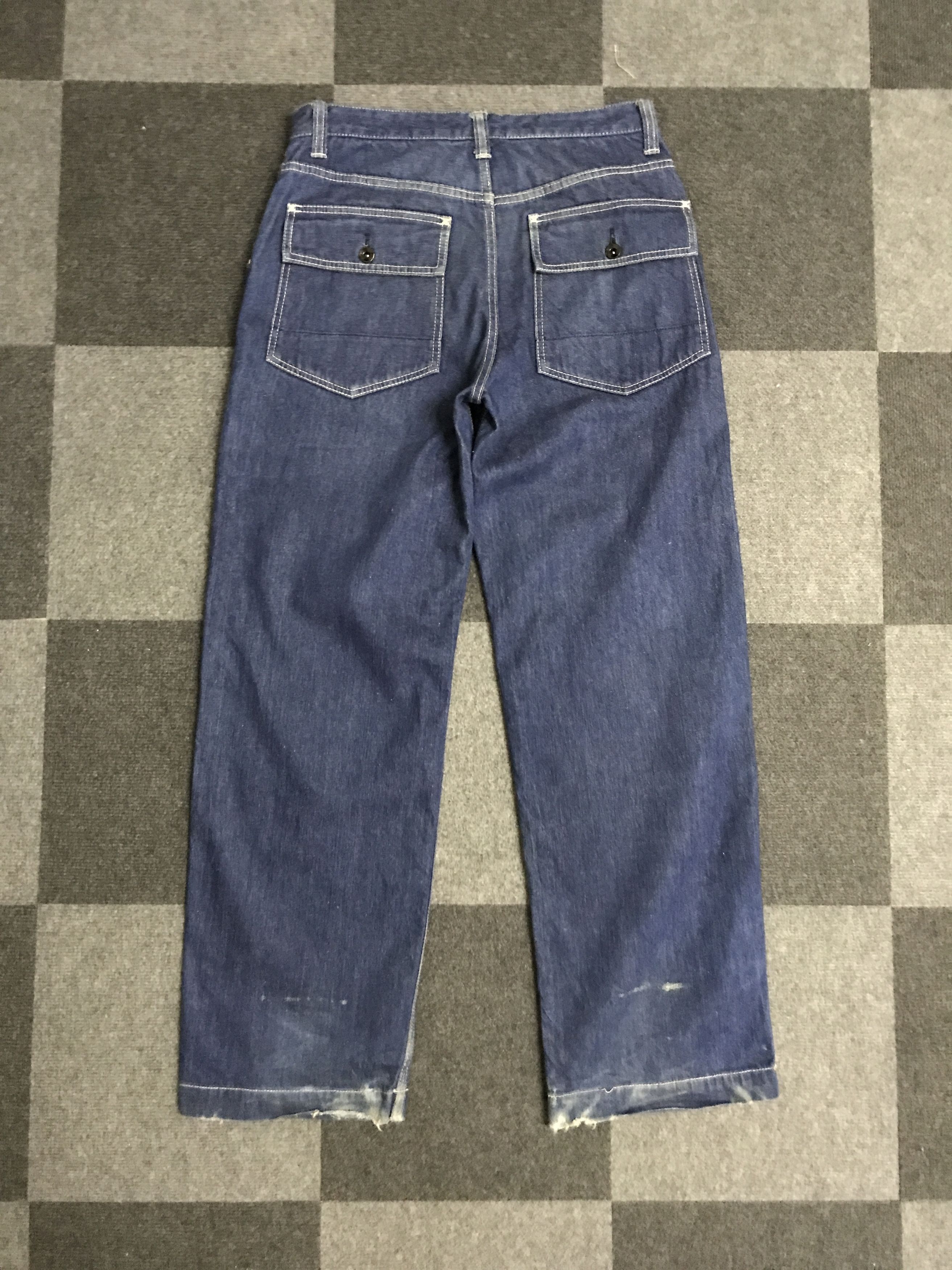 Japanese Brand D132 DEVOTION STUDIOS RedLine Military Baker Jeans Size US 32 / EU 48 - 11 Thumbnail