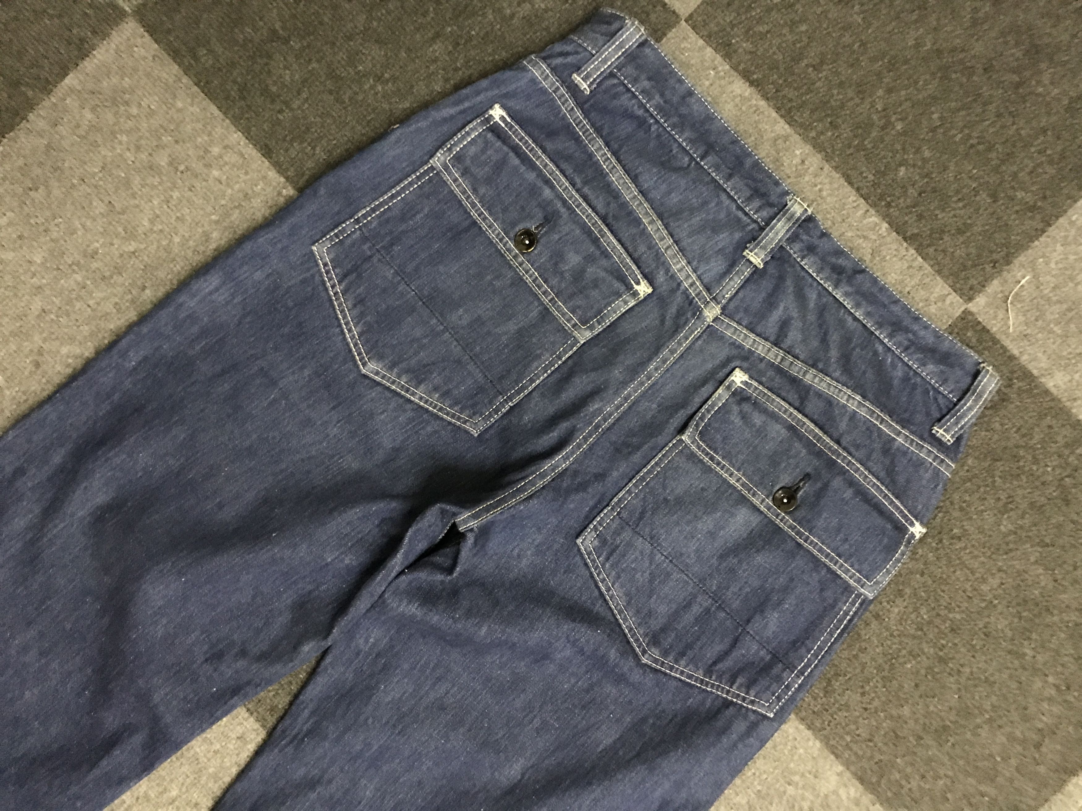 Japanese Brand D132 DEVOTION STUDIOS RedLine Military Baker Jeans Size US 32 / EU 48 - 12 Thumbnail
