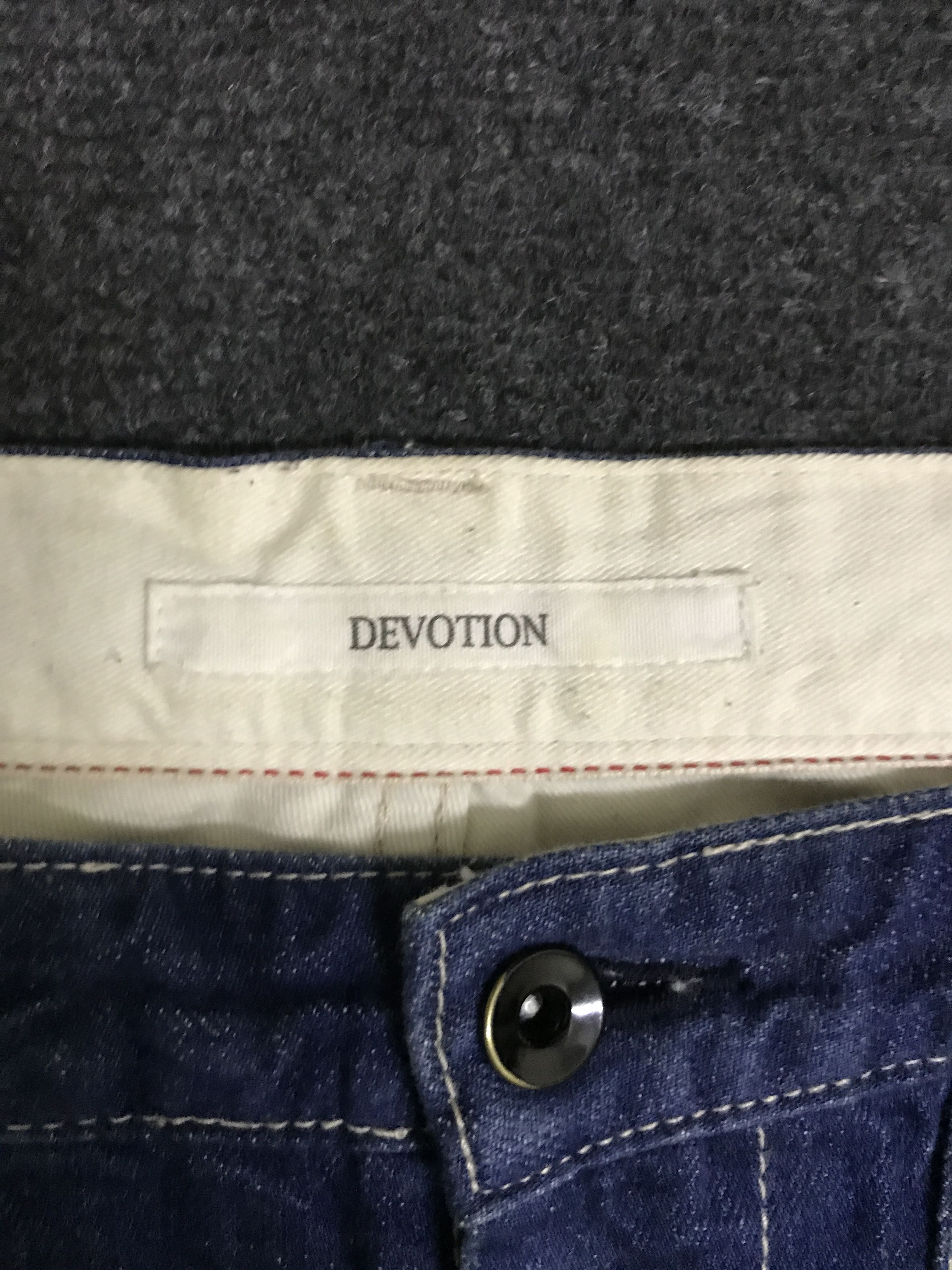 Japanese Brand D132 DEVOTION STUDIOS RedLine Military Baker Jeans Size US 32 / EU 48 - 7 Thumbnail