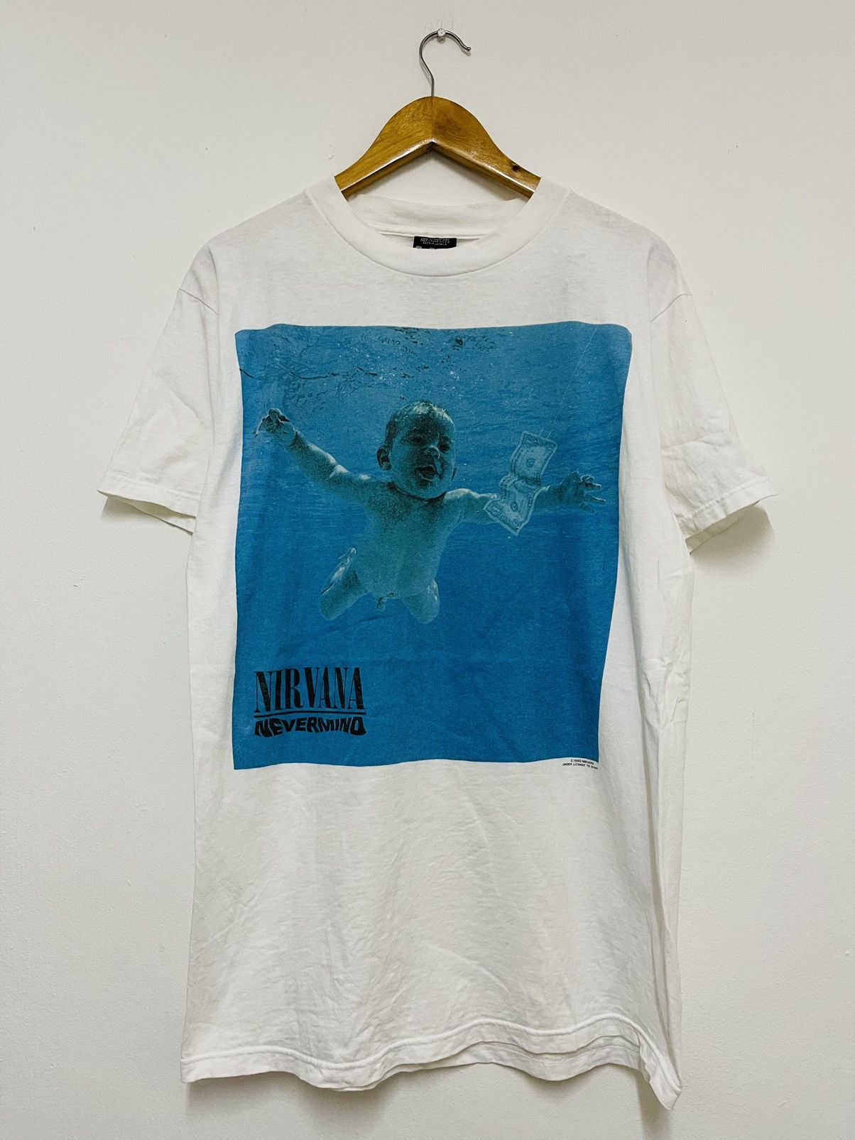 Vintage Vintage 90’s Nirvana “ Nevermind 1991 DGC Records Grunge w2 ...