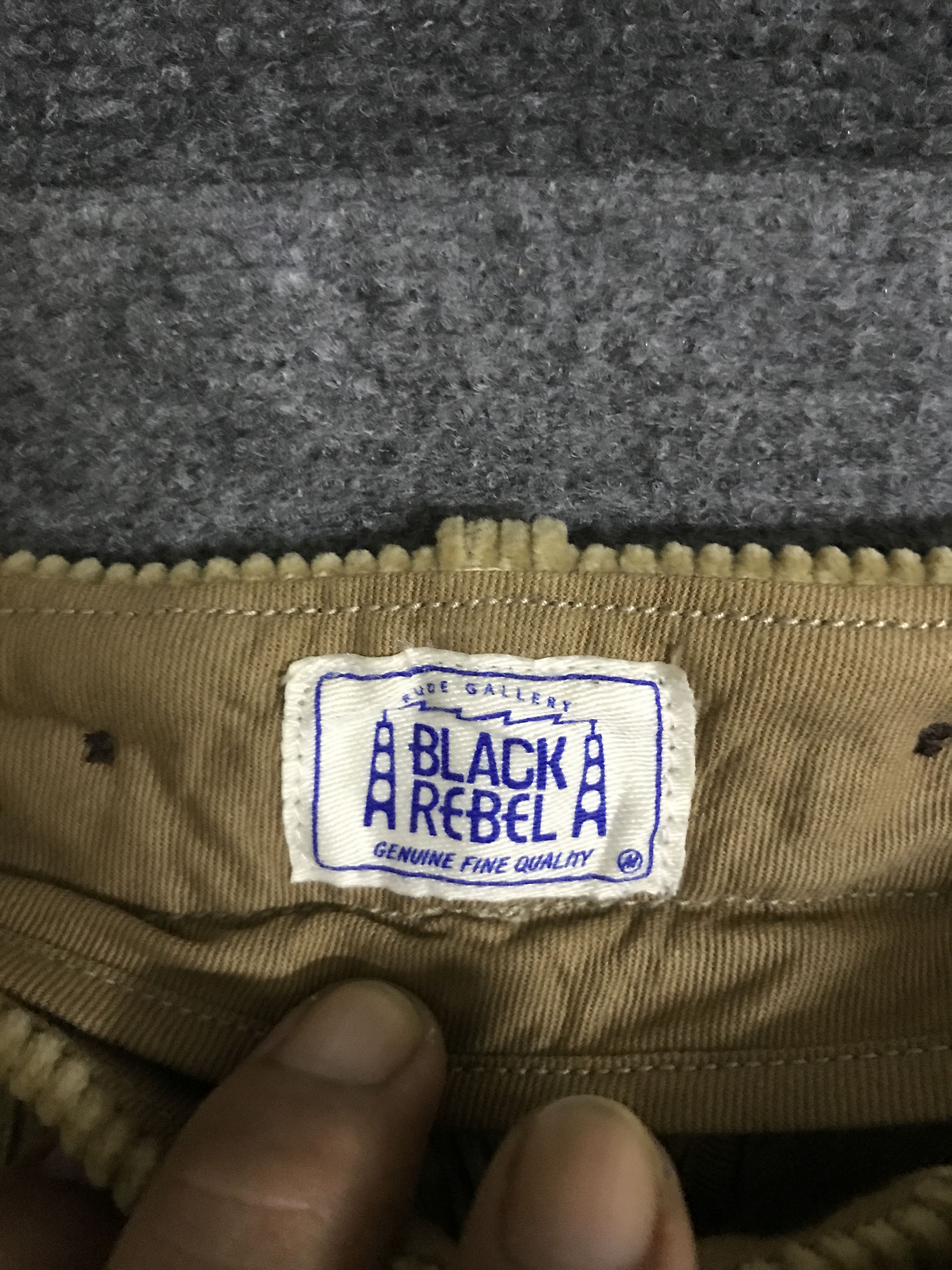 Japanese Brand P57 BLACK REBEL Japan Curduroy Pant Size US 31 - 5 Thumbnail