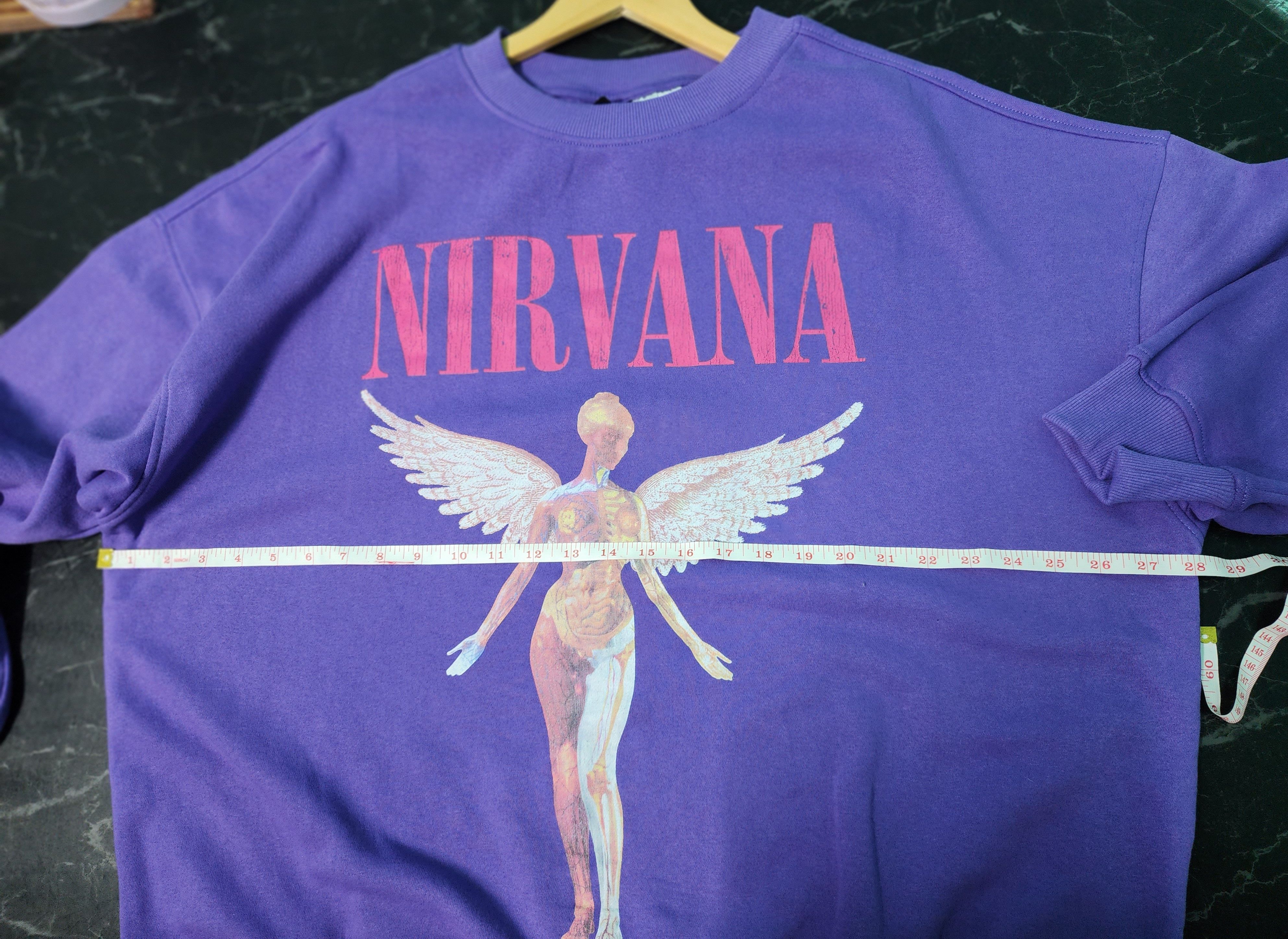 H&M × Nirvana × Vintage NICE ❗️Nirvana In Utero X H&M Oversize sweatshirt Size US L / EU 52-54 / 3 - 10 Thumbnail