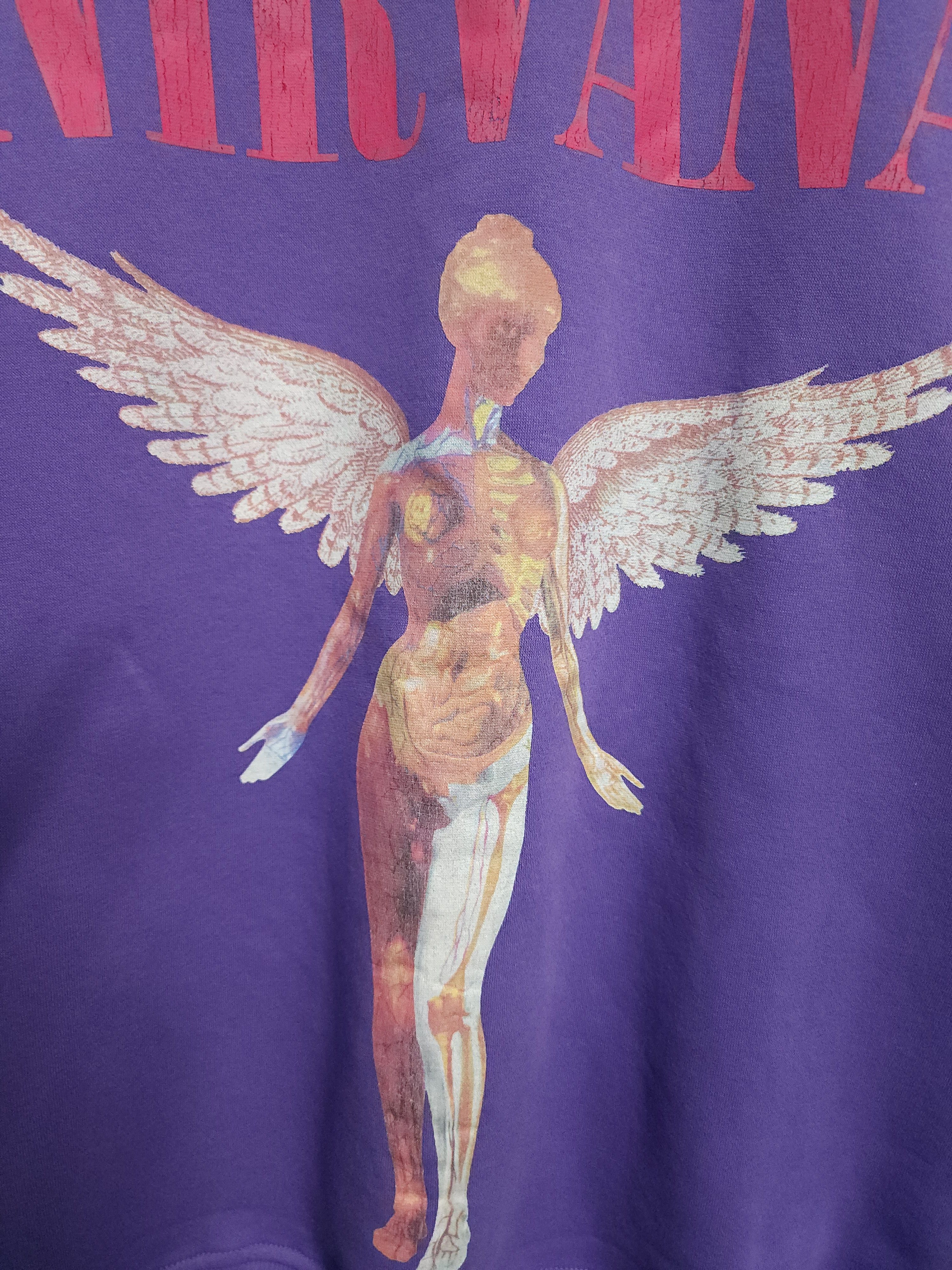 H&M × Nirvana × Vintage NICE ❗️Nirvana In Utero X H&M Oversize sweatshirt Size US L / EU 52-54 / 3 - 6 Thumbnail