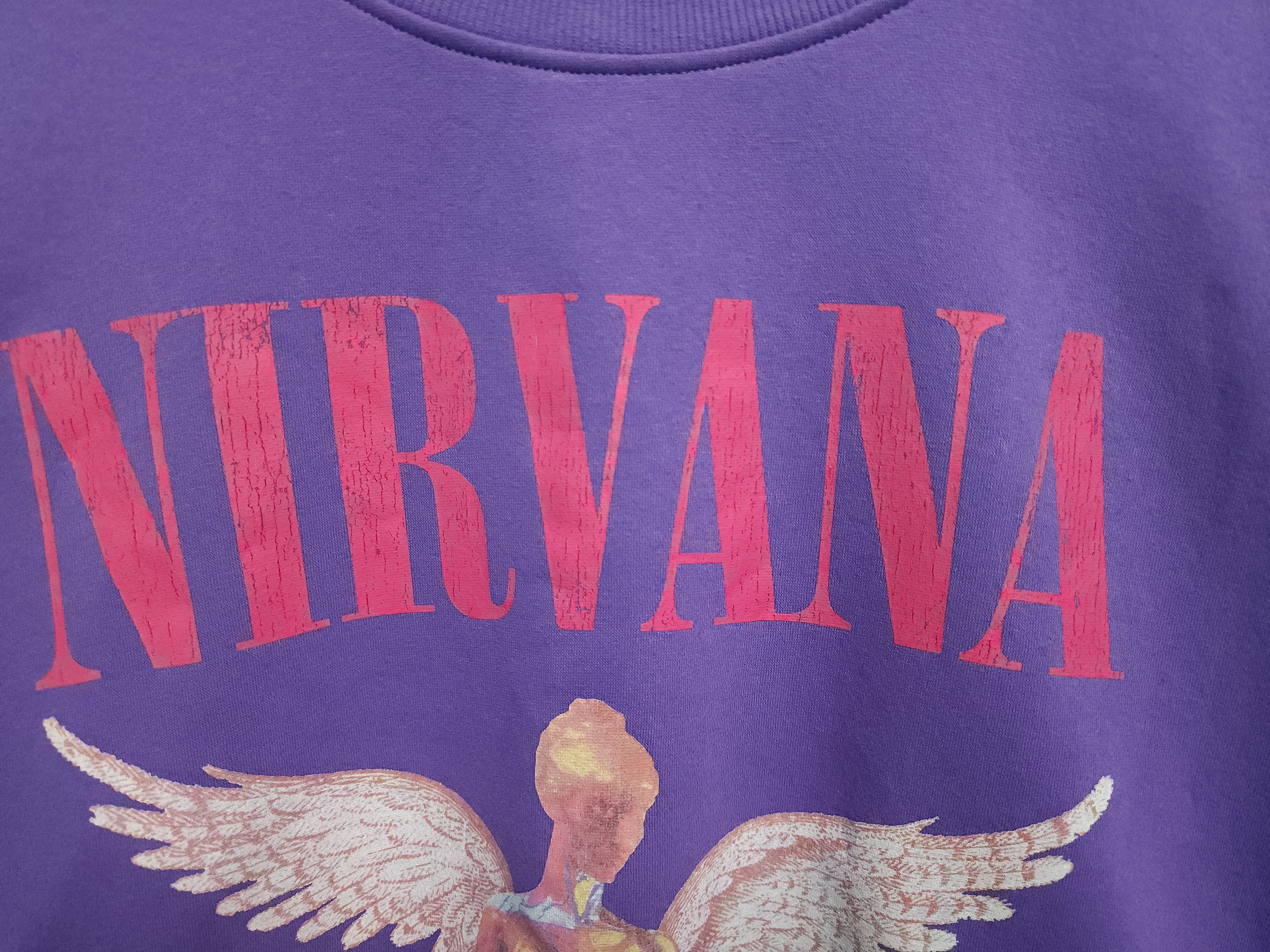 H&M × Nirvana × Vintage NICE ❗️Nirvana In Utero X H&M Oversize sweatshirt Size US L / EU 52-54 / 3 - 7 Thumbnail
