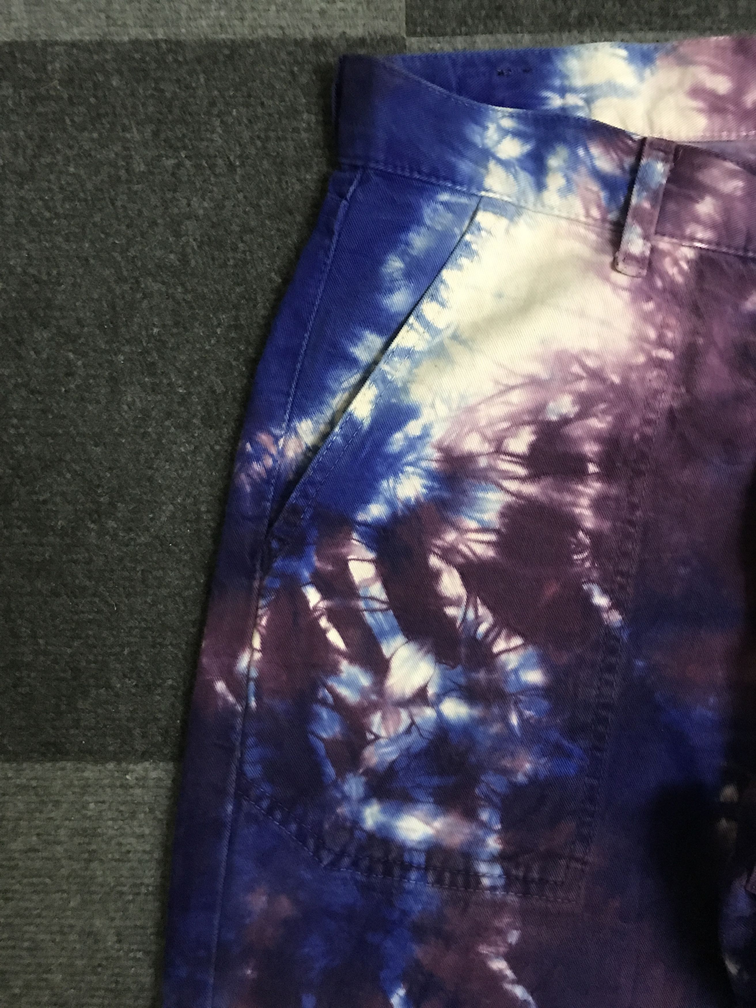 Fiorucci P59 FIORUCCI Italu Archival Tye Dye Baker Pant Size US 29 - 7 Thumbnail