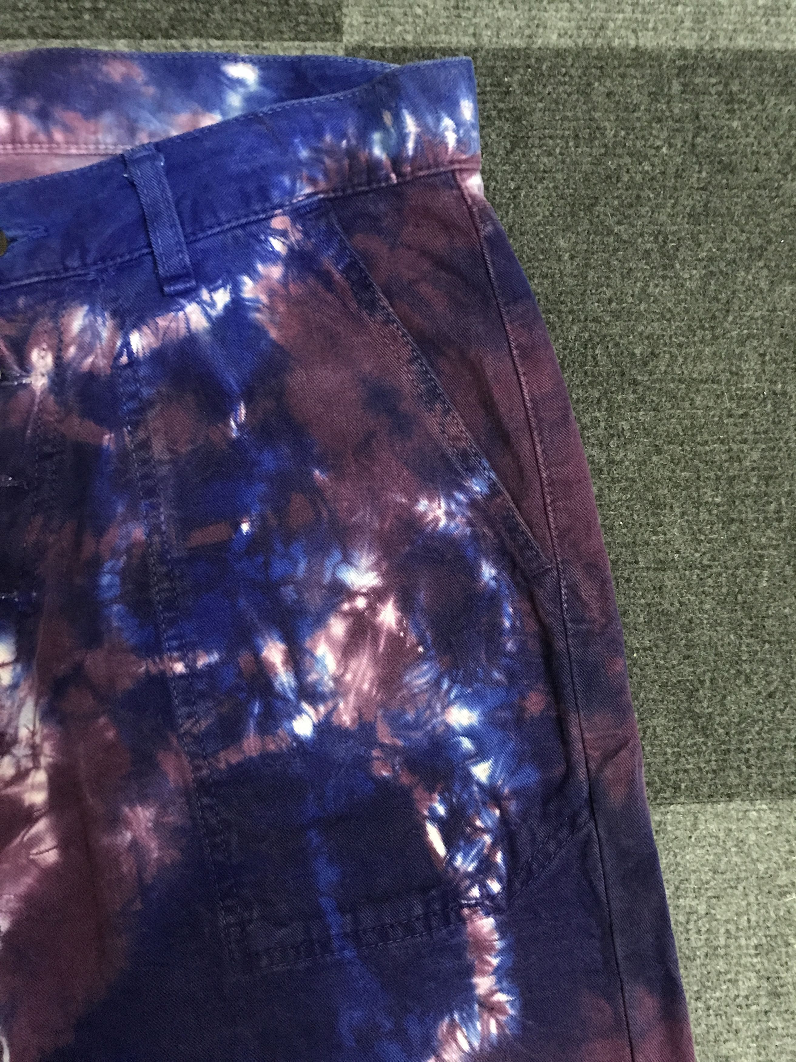 Fiorucci P59 FIORUCCI Italu Archival Tye Dye Baker Pant Size US 29 - 6 Thumbnail