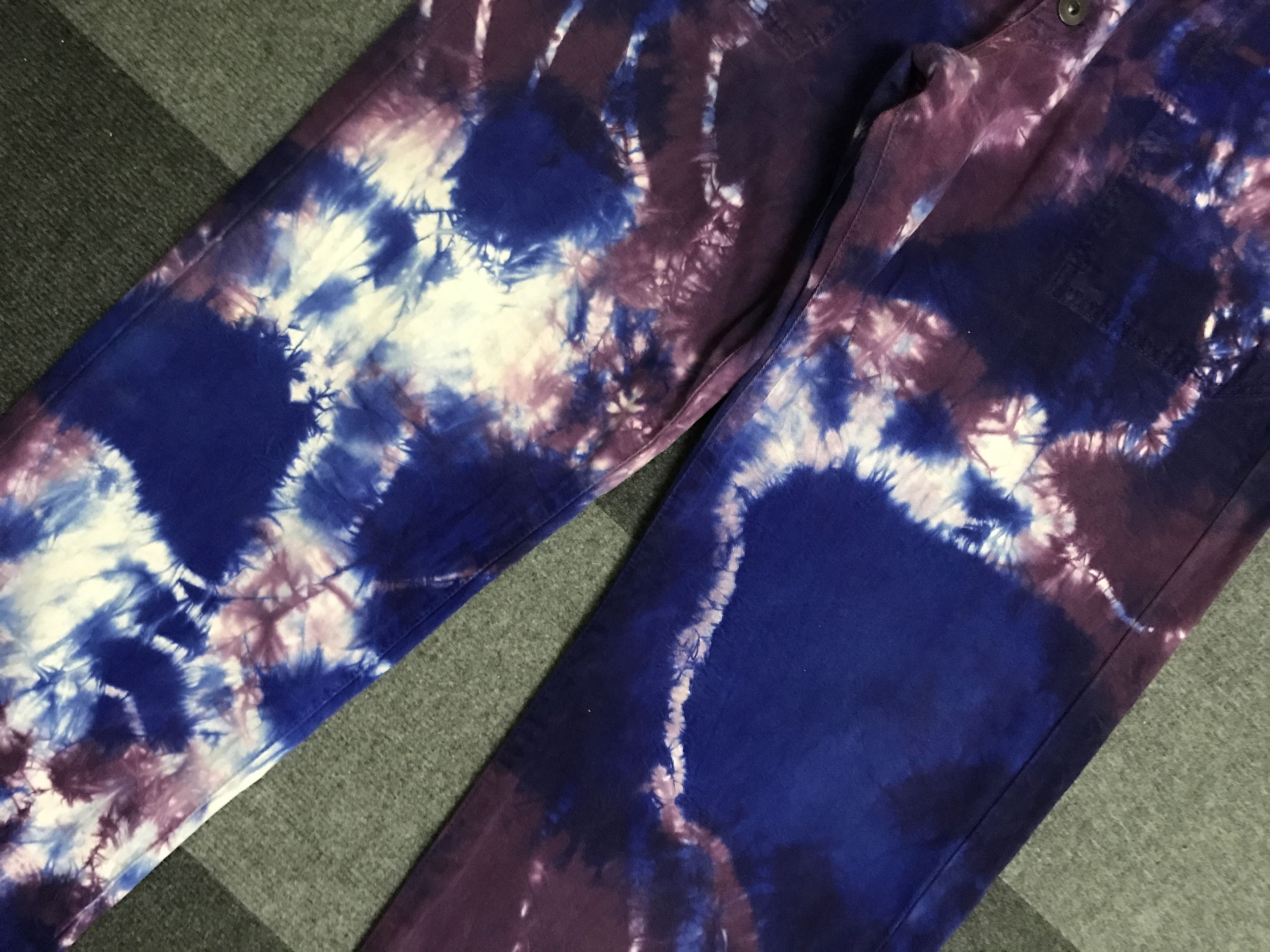 Fiorucci P59 FIORUCCI Italu Archival Tye Dye Baker Pant Size US 29 - 3 Thumbnail