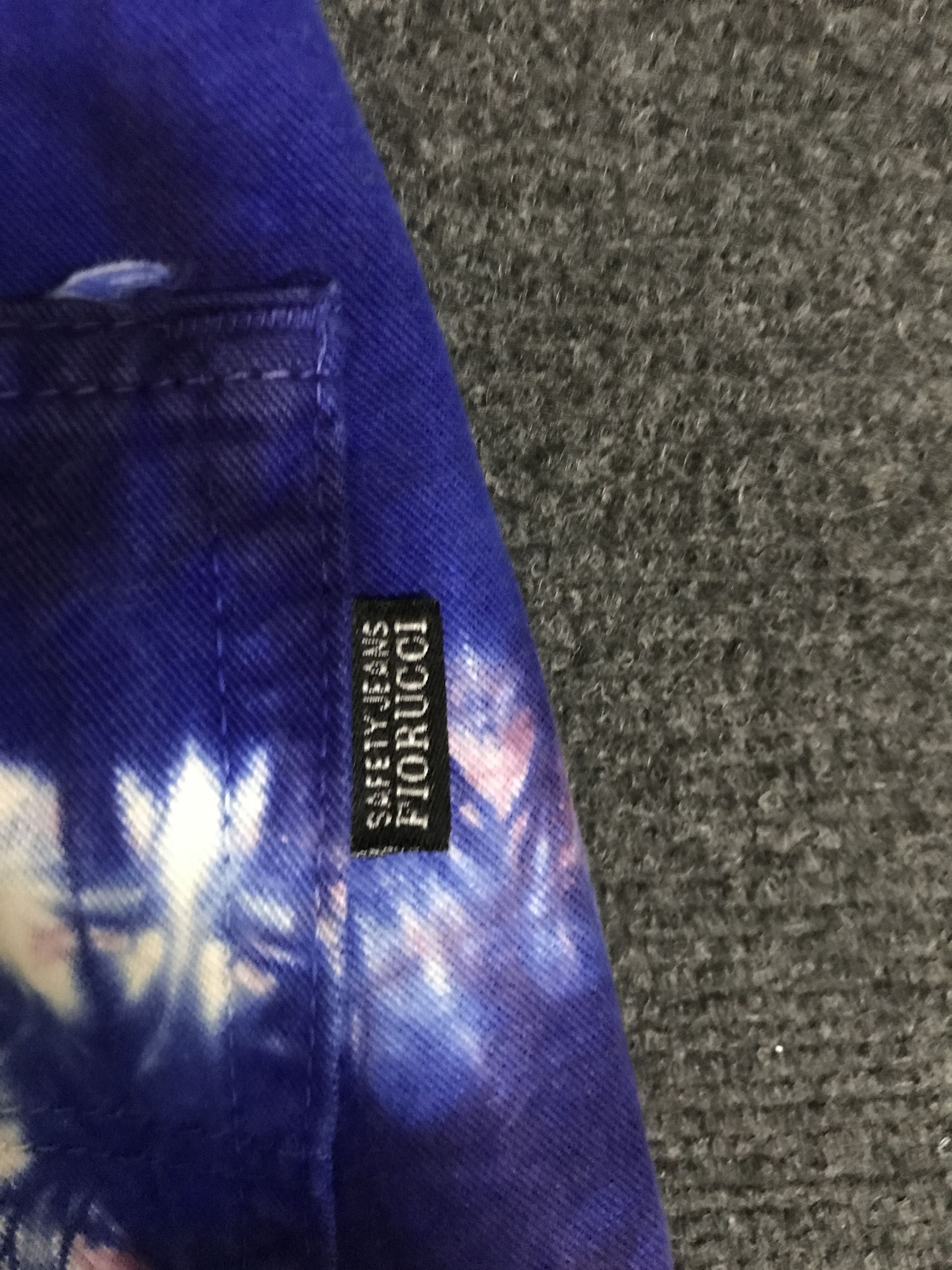 Fiorucci P59 FIORUCCI Italu Archival Tye Dye Baker Pant Size US 29 - 14 Thumbnail
