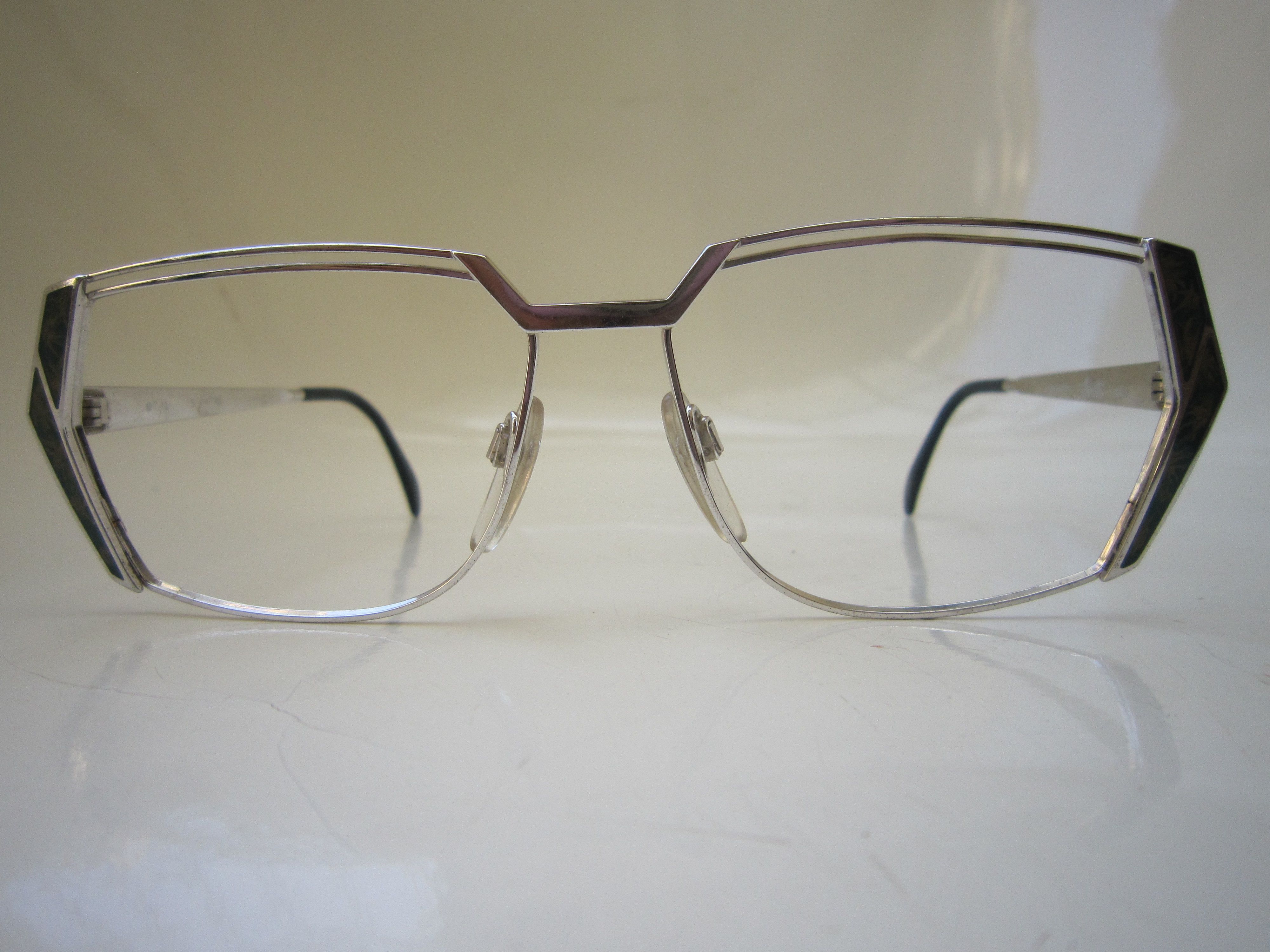 Vintage Silhouette Mod 6118 Gold Green Eyeglasses Austria
