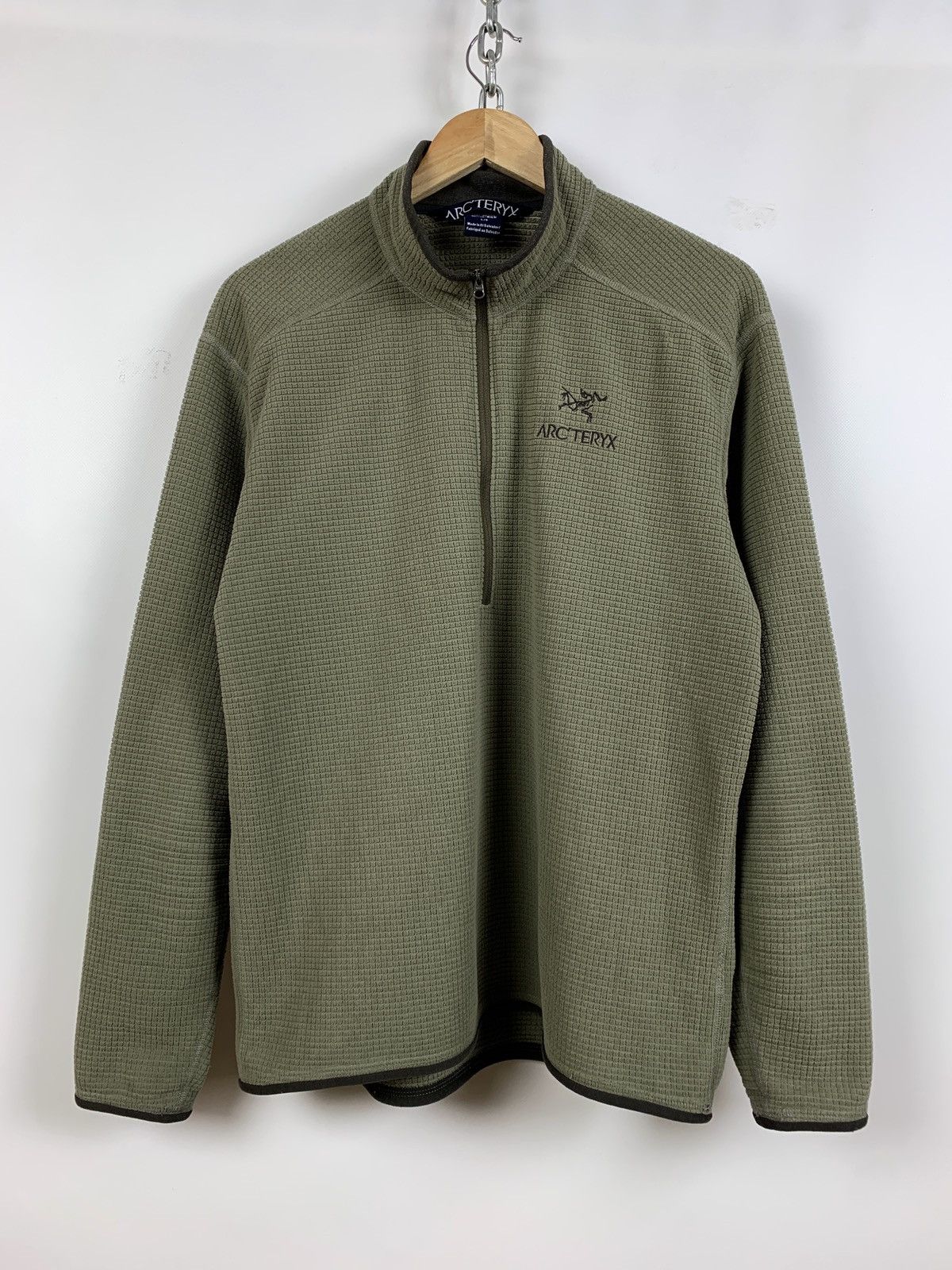 Arc'teryx Vintage Arcteryx Polartec Waffle Fleece Half Neck Zip Jacket Size US L / EU 52-54 / 3 - 5 Thumbnail