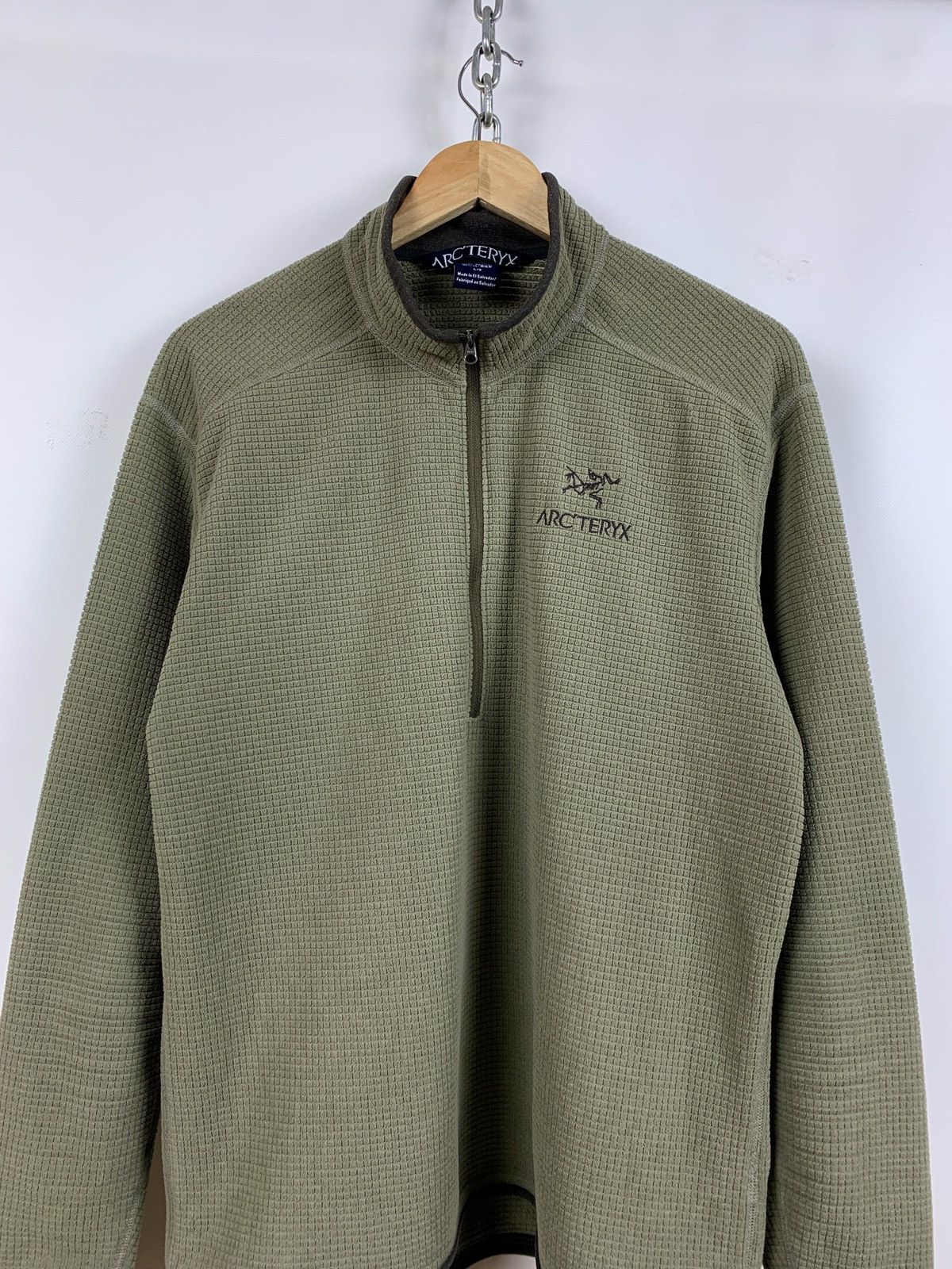 Arc'teryx Vintage Arcteryx Polartec Waffle Fleece Half Neck Zip Jacket Size US L / EU 52-54 / 3 - 2 Thumbnail