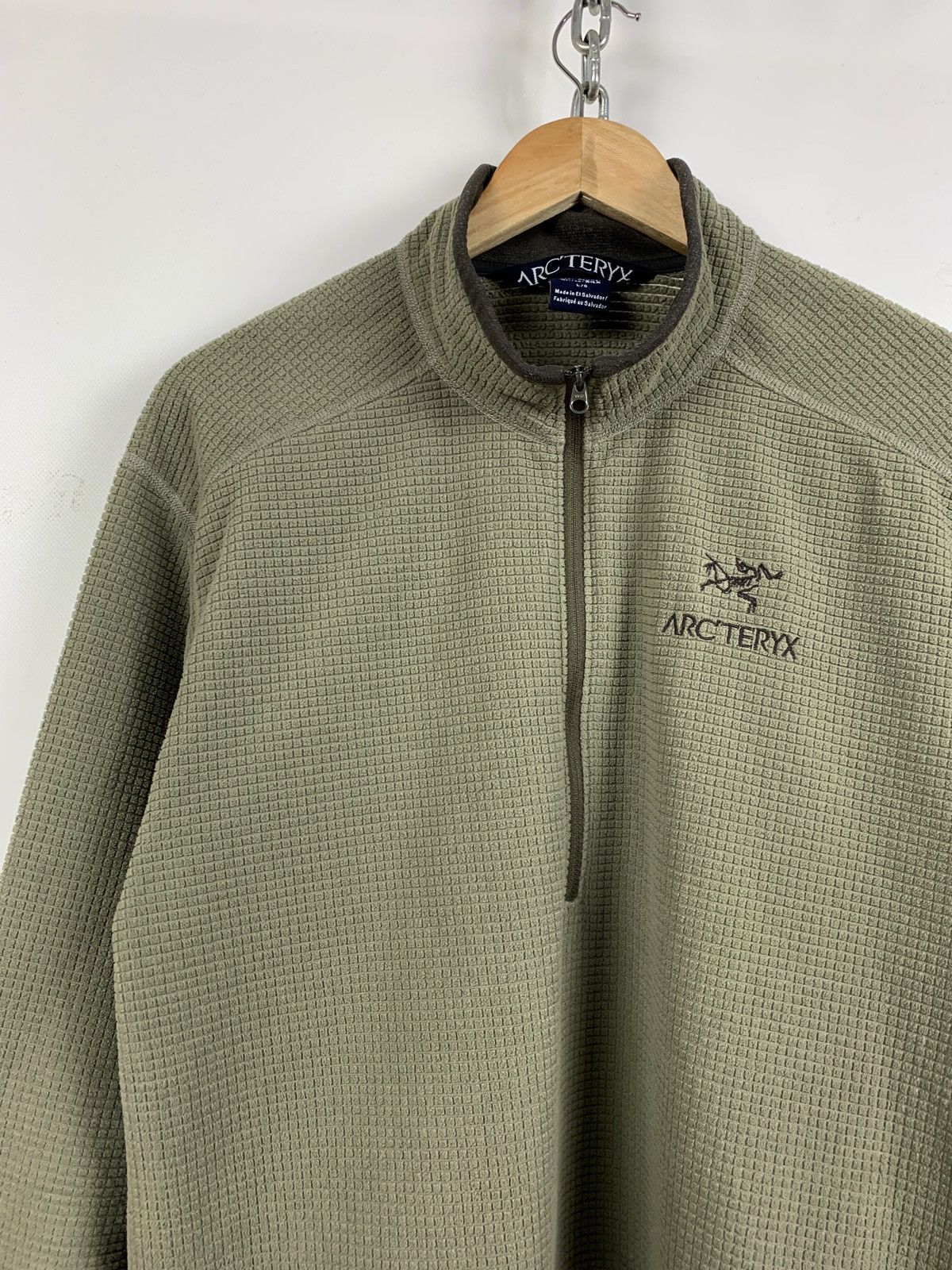 Arc'teryx Vintage Arcteryx Polartec Waffle Fleece Half Neck Zip Jacket Size US L / EU 52-54 / 3 - 4 Thumbnail
