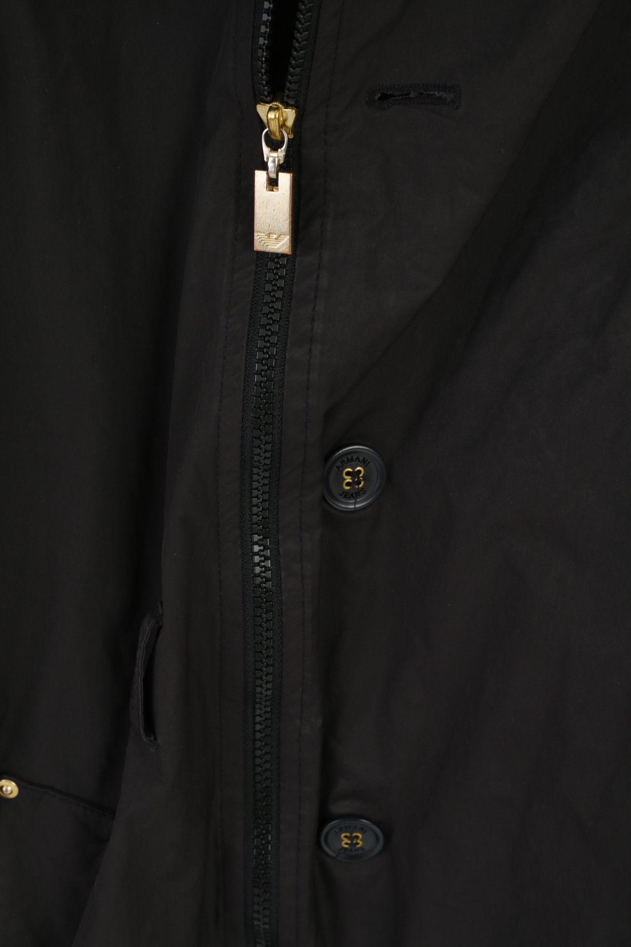 Armani Armani Jeans Women 6 S Jacket Black Zip Up 3062 Size M / US 6-8 / IT 42-44 - 5 Thumbnail