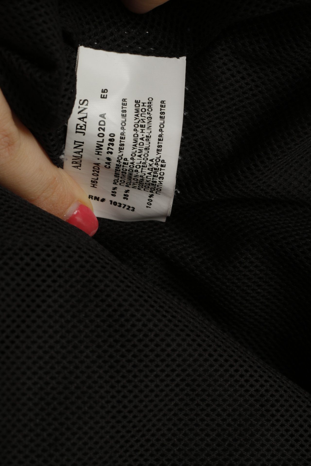Armani Armani Jeans Women 6 S Jacket Black Zip Up 3062 Size M / US 6-8 / IT 42-44 - 6 Thumbnail
