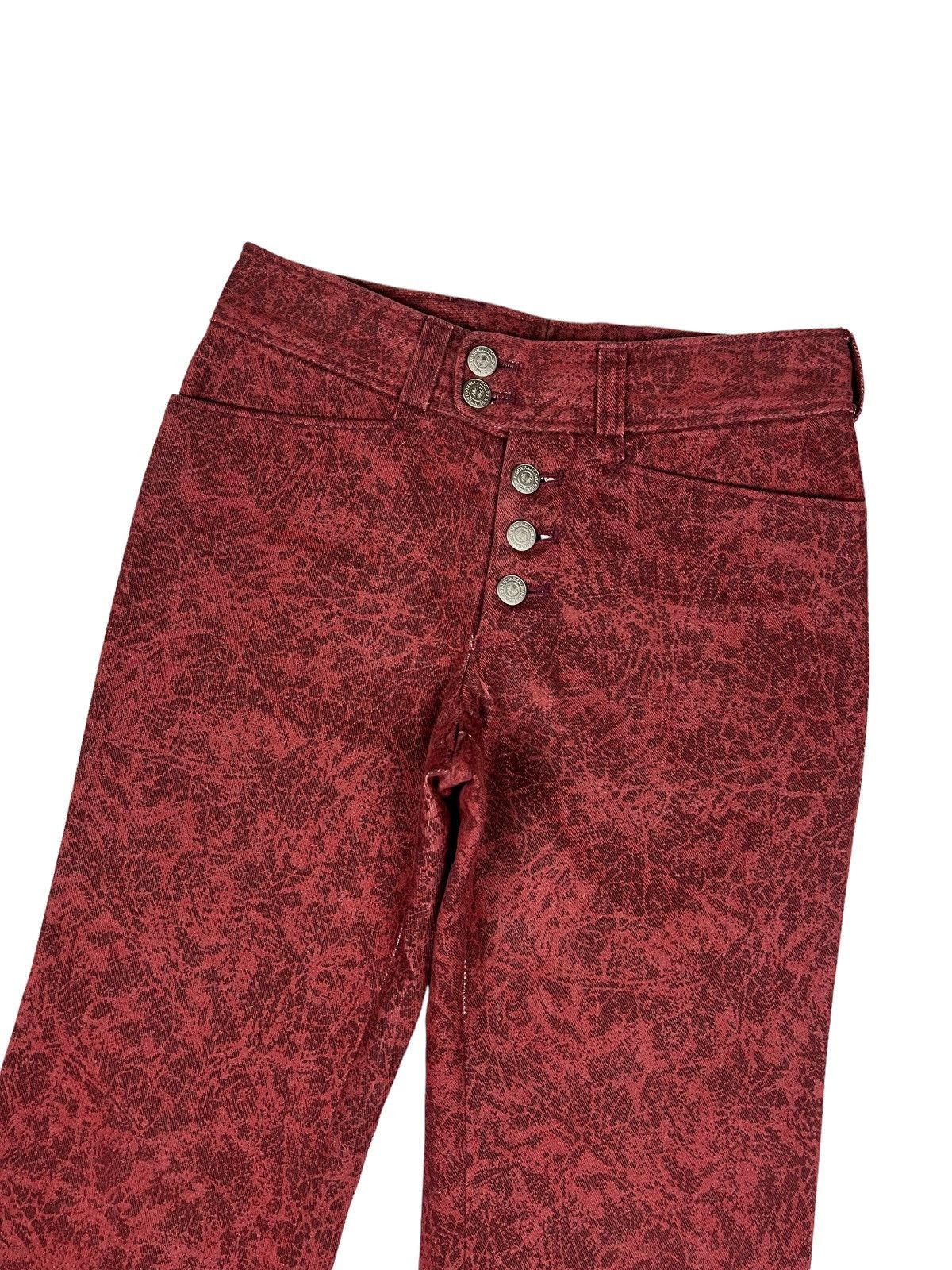 Tornado Mart Tornado Mart 🇯🇵 Motive Printed Flare Pants Size 28" / US 6 / IT 42 - 4 Thumbnail